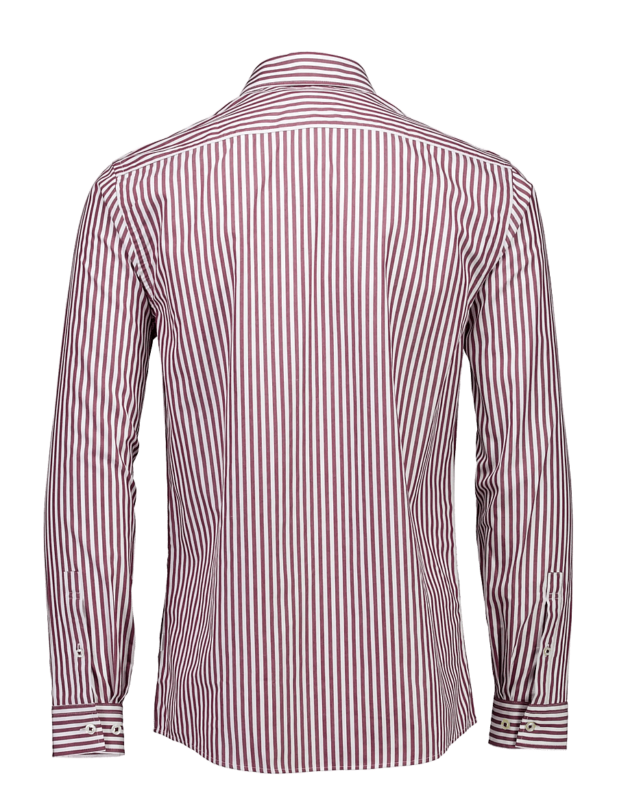 Lindbergh - Striped dress shirt L/S - gestreifte hemden - burgundy - 2