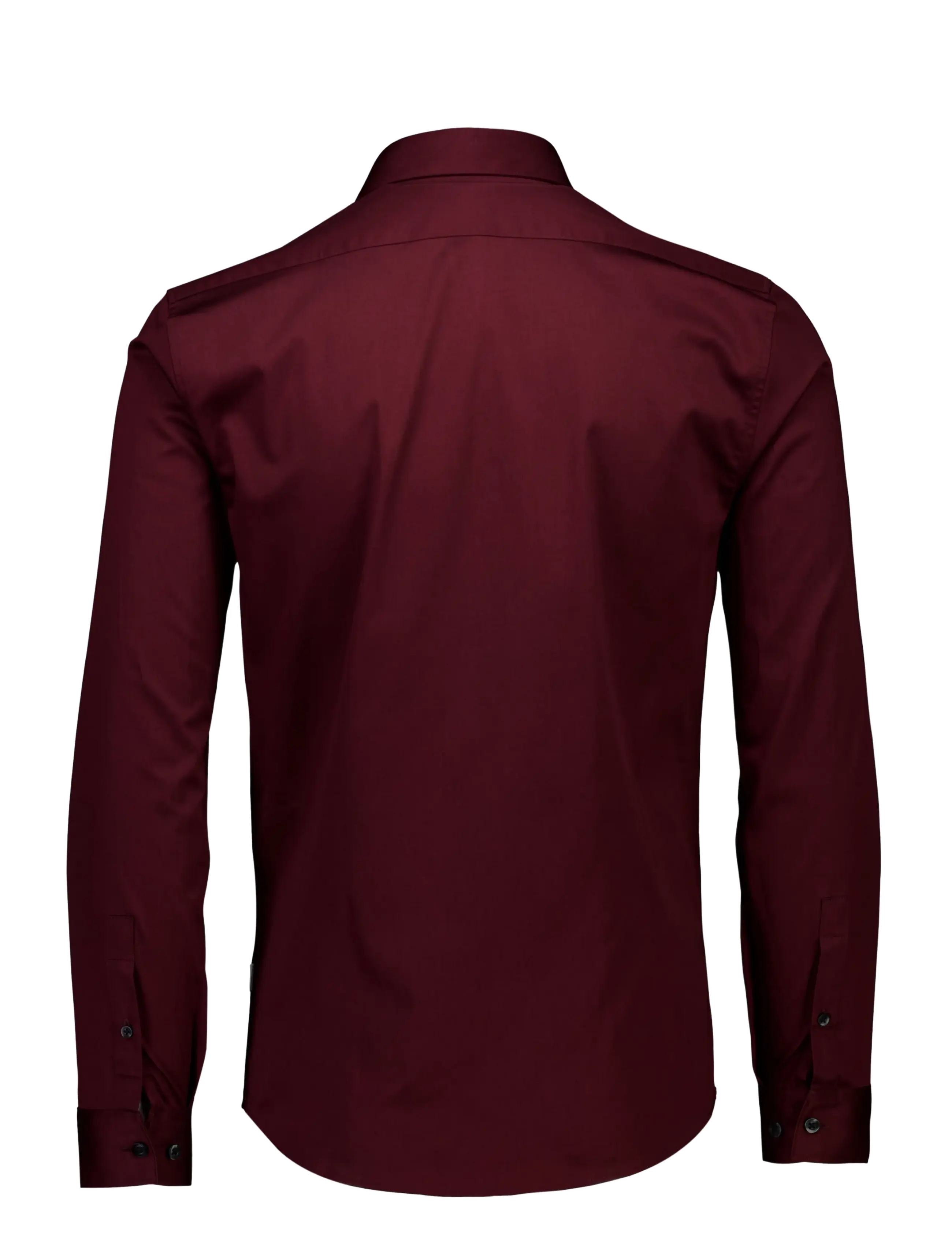 Lindbergh - Plain Sateen superflex L/S - formelle hemden - burgundy - 2