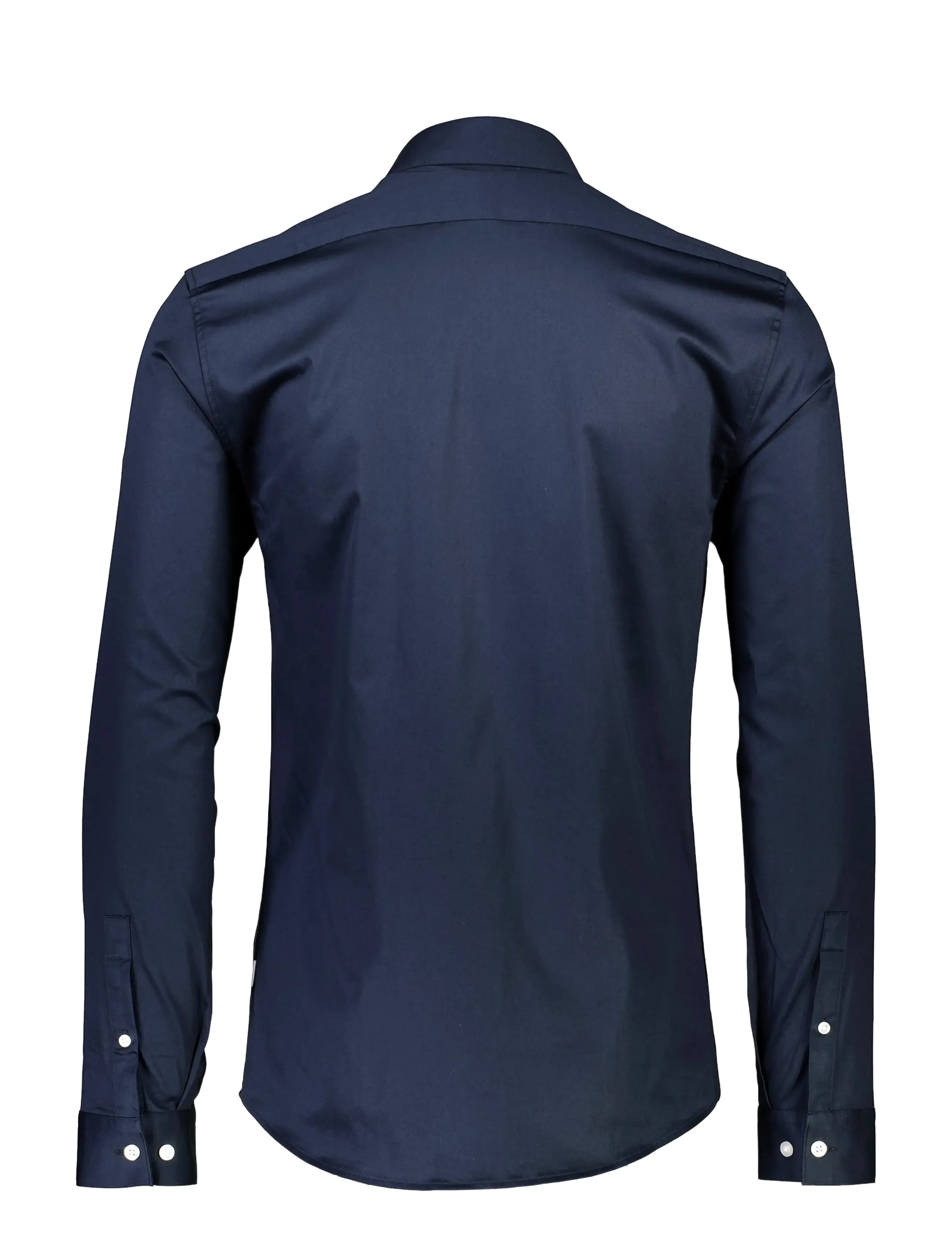 Lindbergh - Plain Sateen superflex L/S - formelle hemden - navy - 2