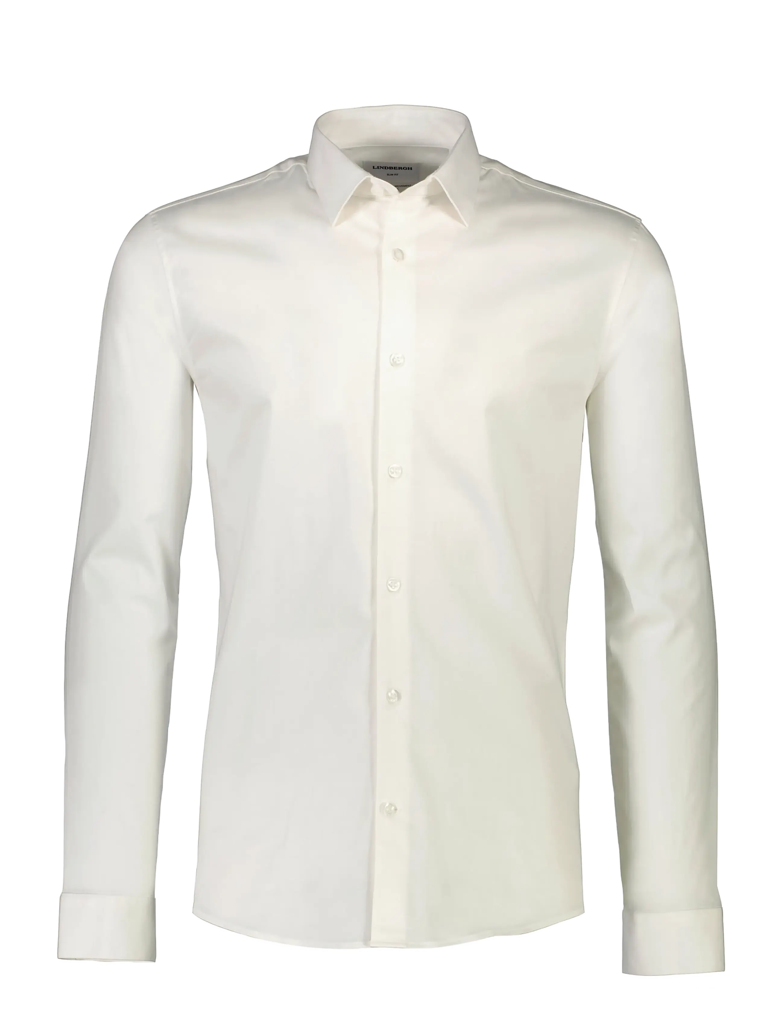 Lindbergh Plain Sateen superflex L/S - Riided - WHITE / white