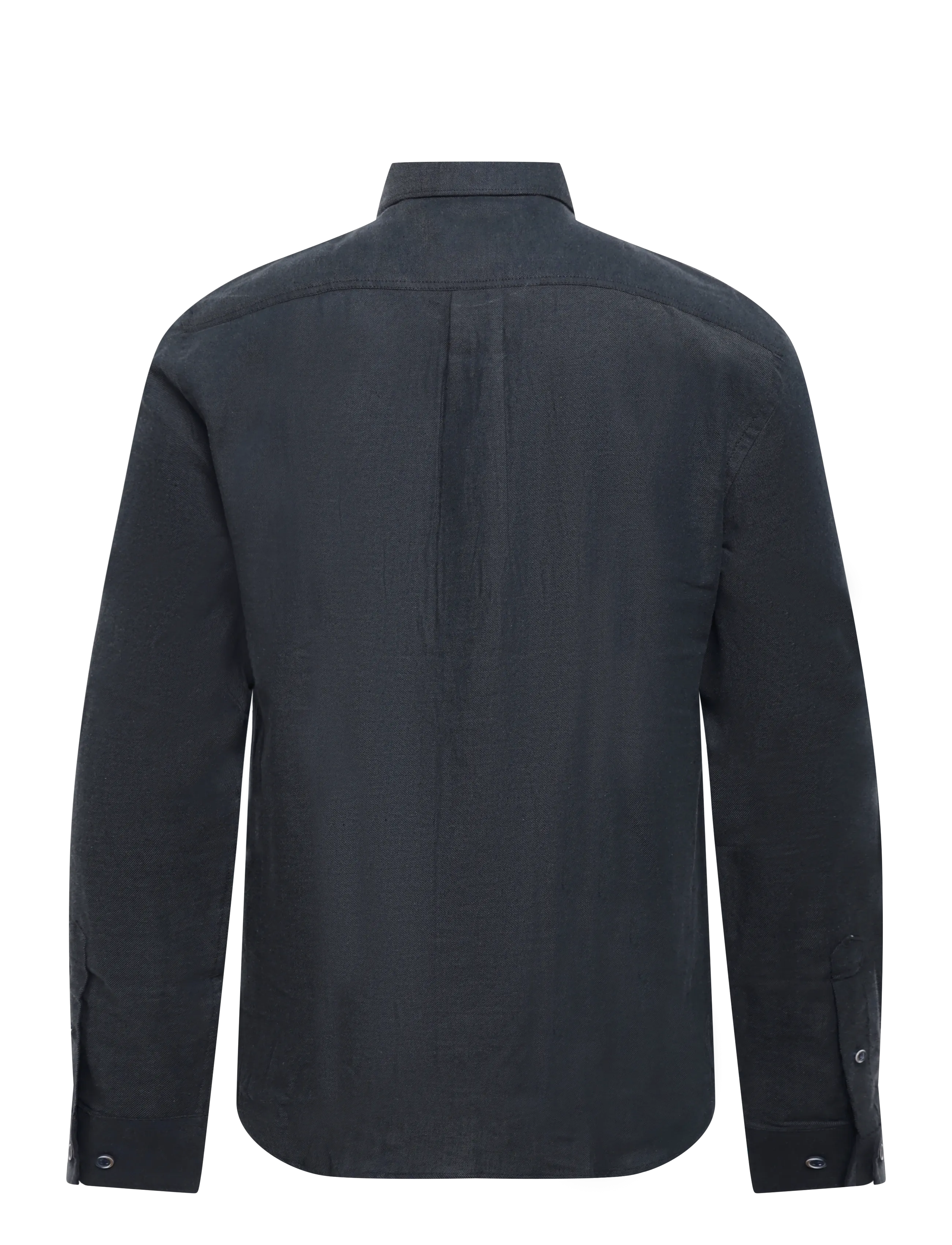 Lindbergh - Mélange brushed shirt L/S - Regular - miesten - deep army mel - 1