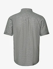 Lindbergh - Cotton/linen shirt S/S - linen shirts - army - 1
