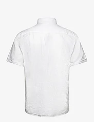 Lindbergh - Cotton/linen shirt S/S - pellavakauluspaidat - white - 1