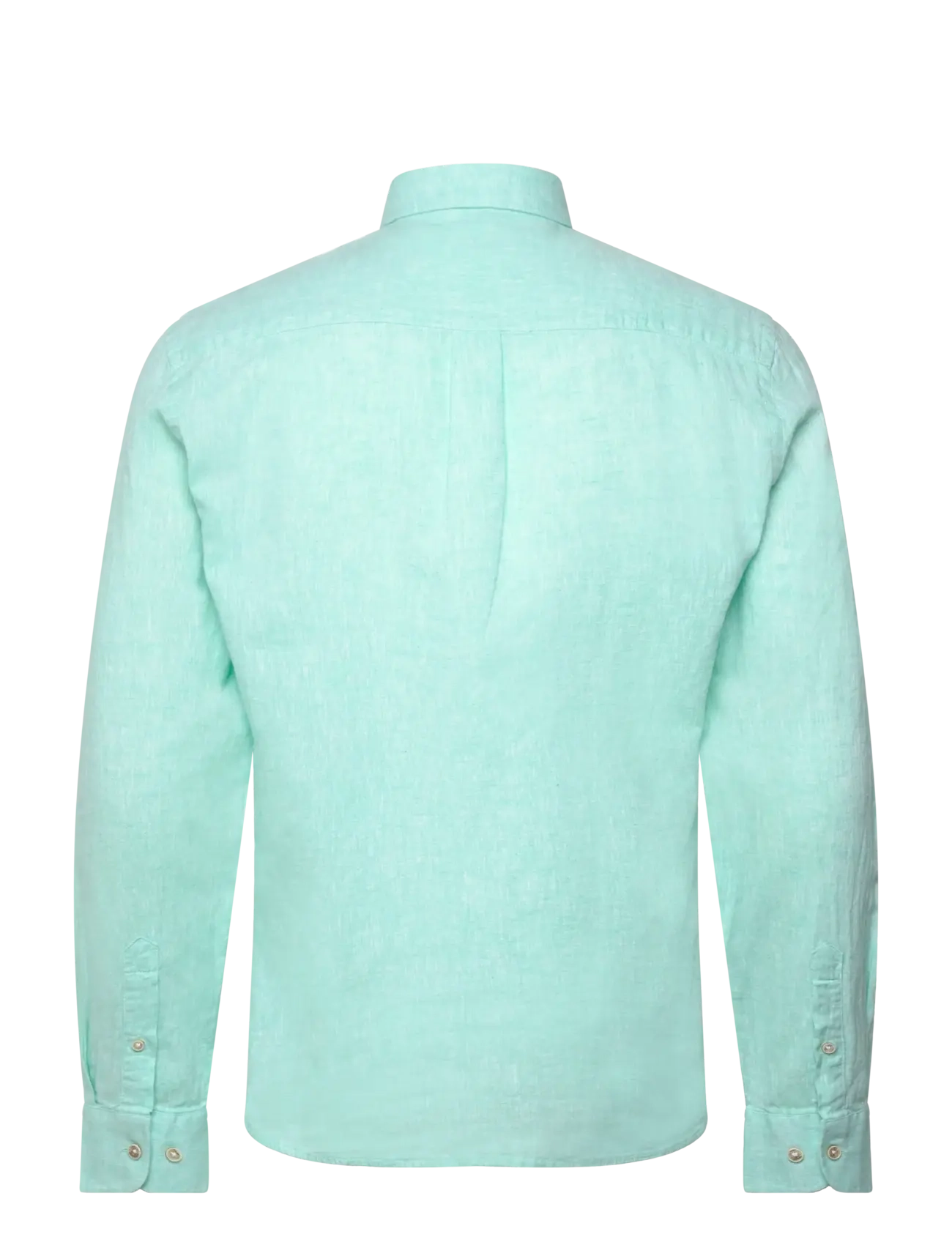 Lindbergh - Cotton/linen shirt L/S - pellavakauluspaidat - mint green - 2