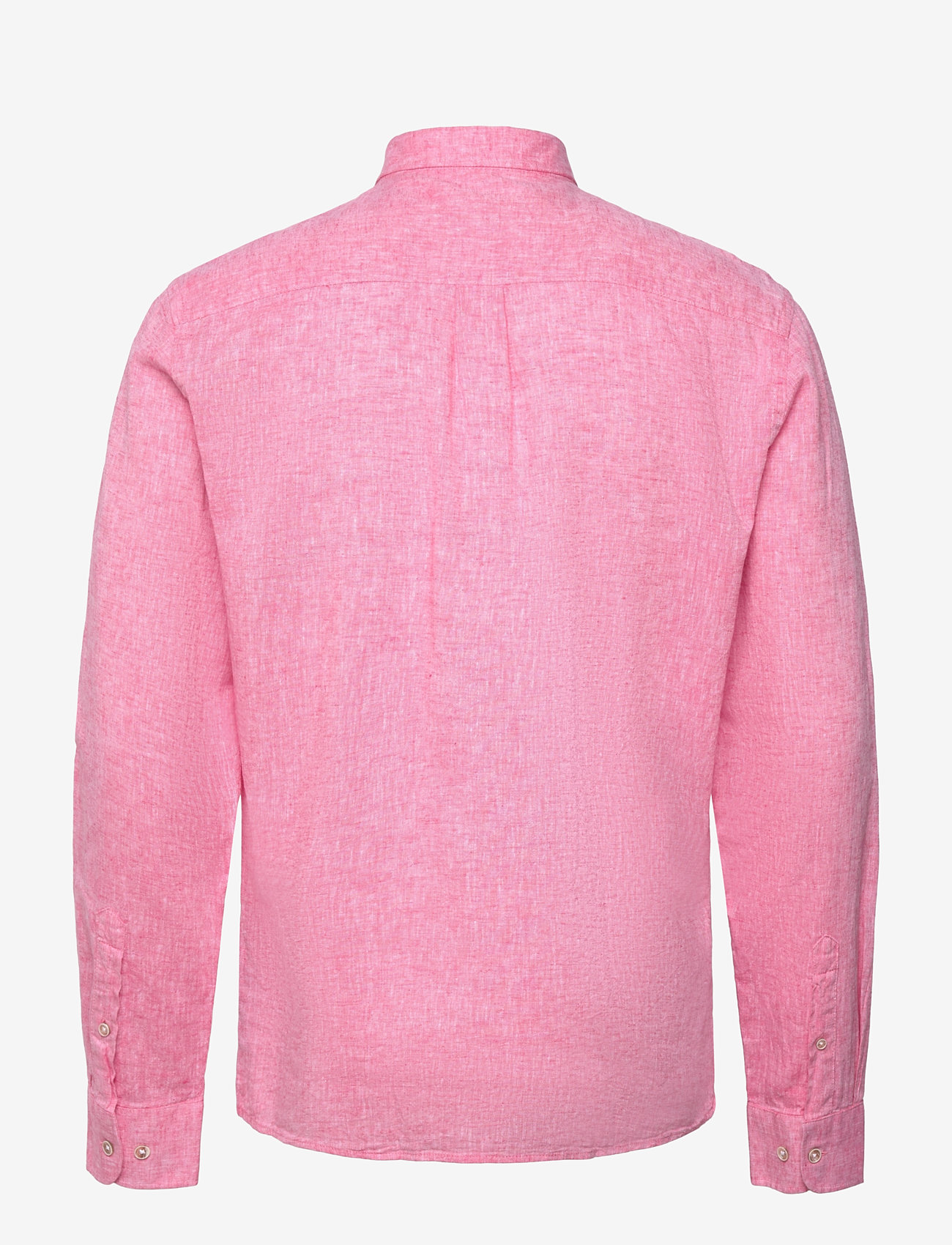 Lindbergh - Cotton/linen shirt L/S - leinenhemden - pink - 1