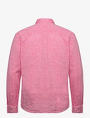 Lindbergh - Cotton/linen shirt L/S - linen shirts - pink - 1