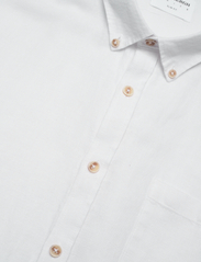 Lindbergh - Cotton/linen shirt L/S - linneskjortor - white - 2