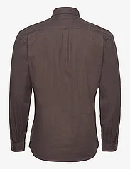 Lindbergh - Mouliné stretch shirt L/S - nordic style - deep brown - 2