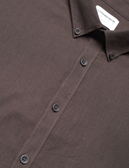 Lindbergh - Mouliné stretch shirt L/S - nordic style - deep brown - 7