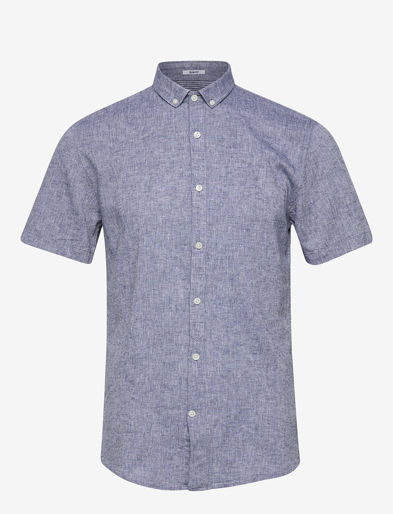 Lindbergh - Linen shirt S/S - navy - 0
