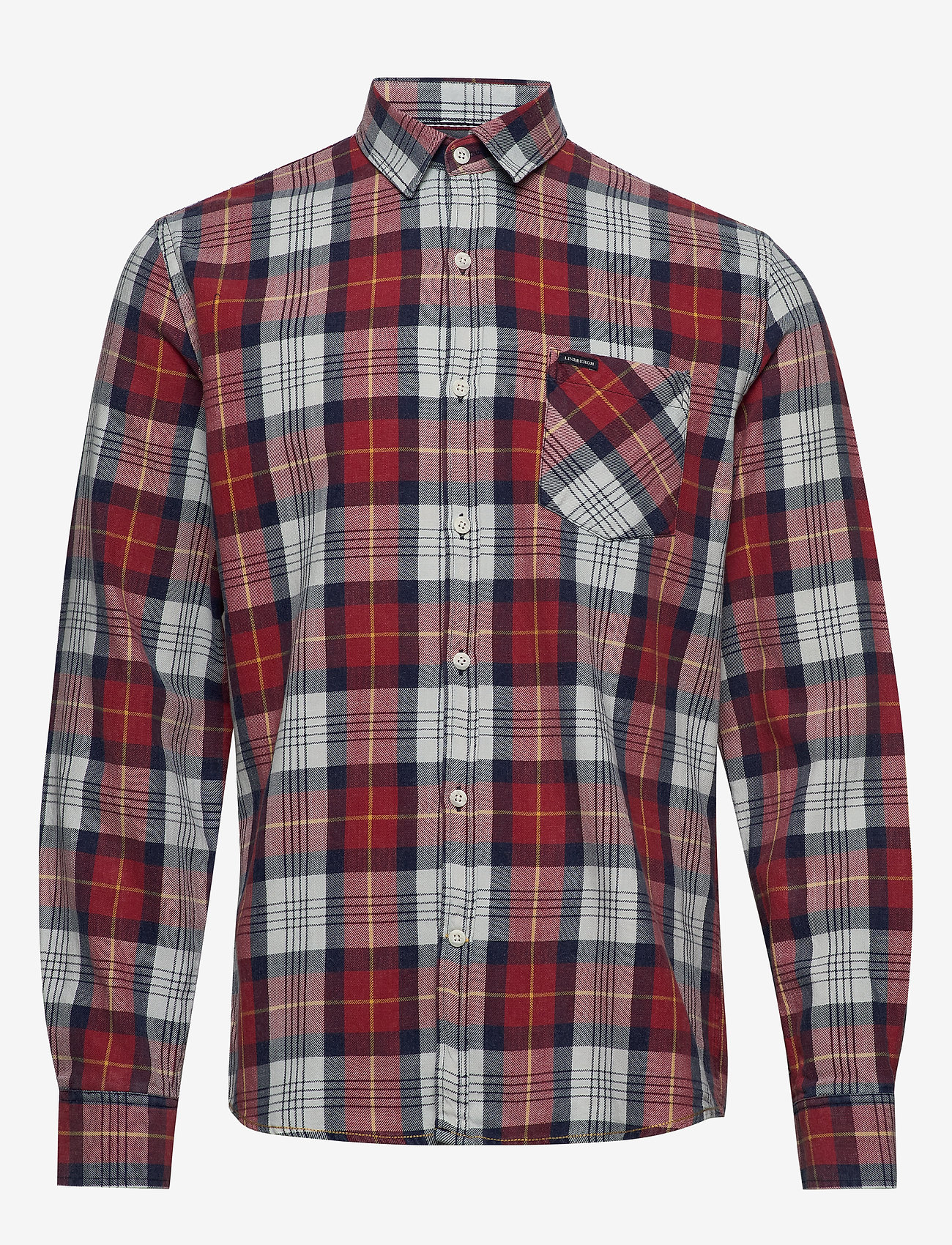 Lindbergh - Checked L/S shirt - red - 0