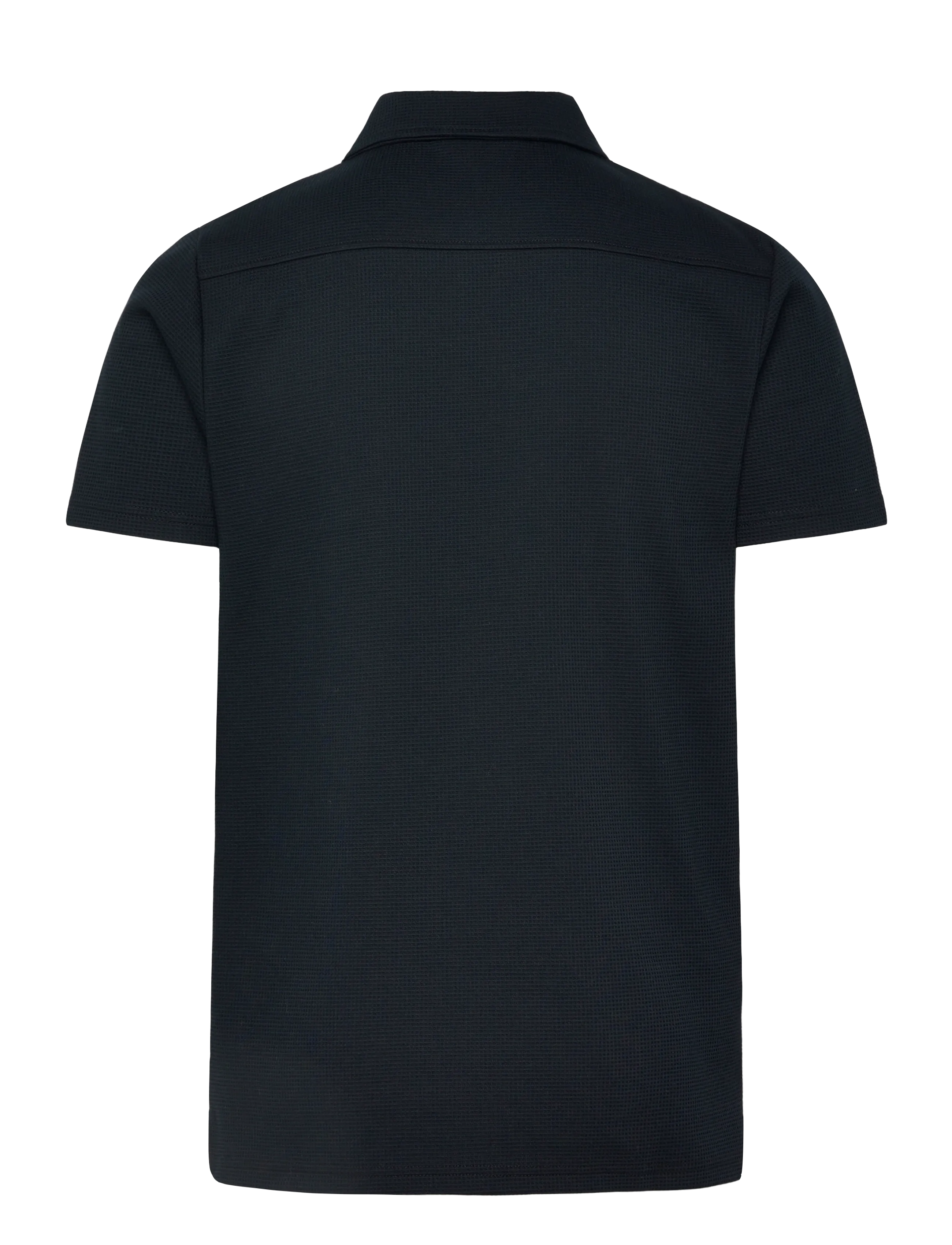 Lindbergh - Waffle short sleeve shirt - krótki rękaw - navy - 2