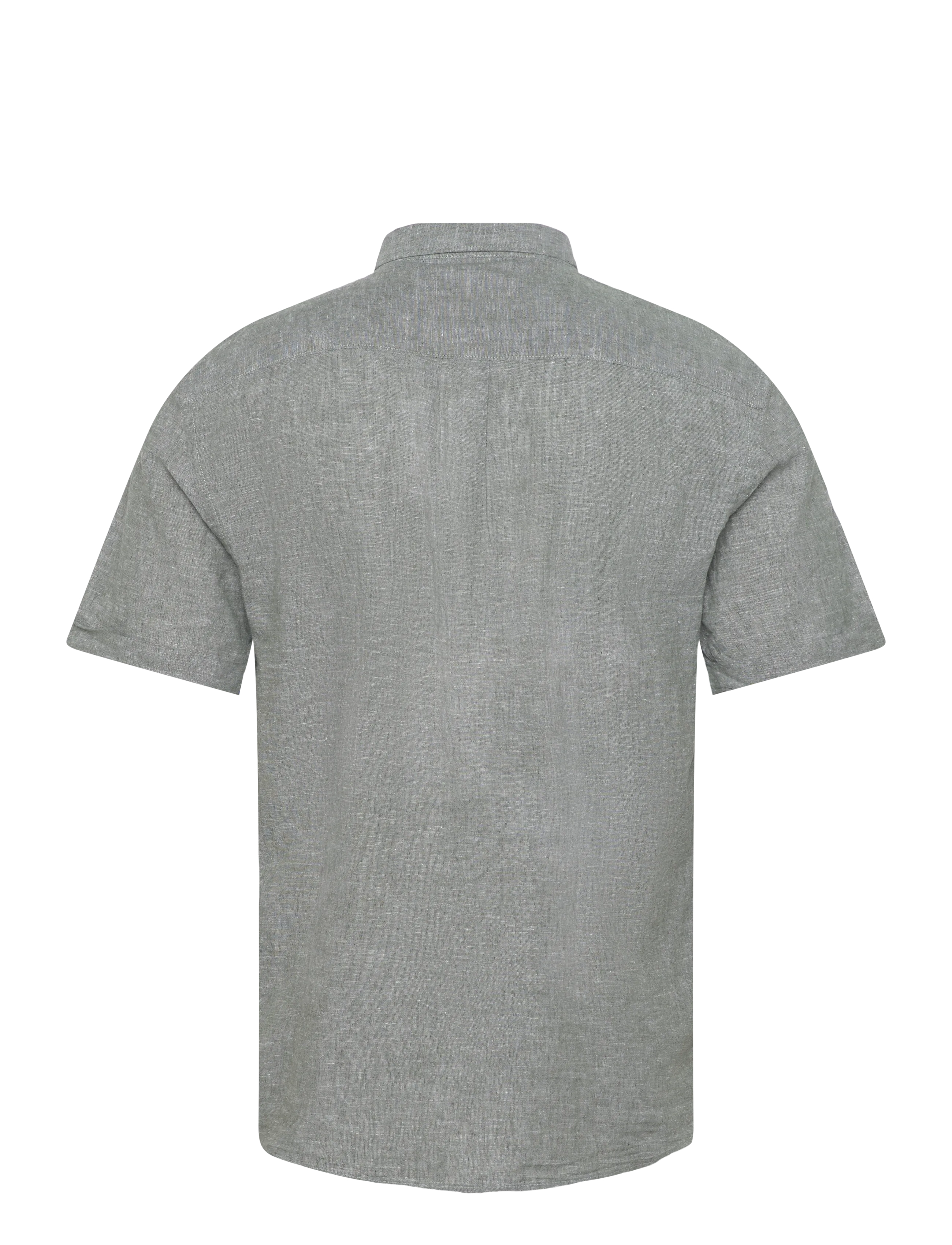 Lindbergh - Cotton/linen shirt S/S - lininiai marškiniai - army - 2
