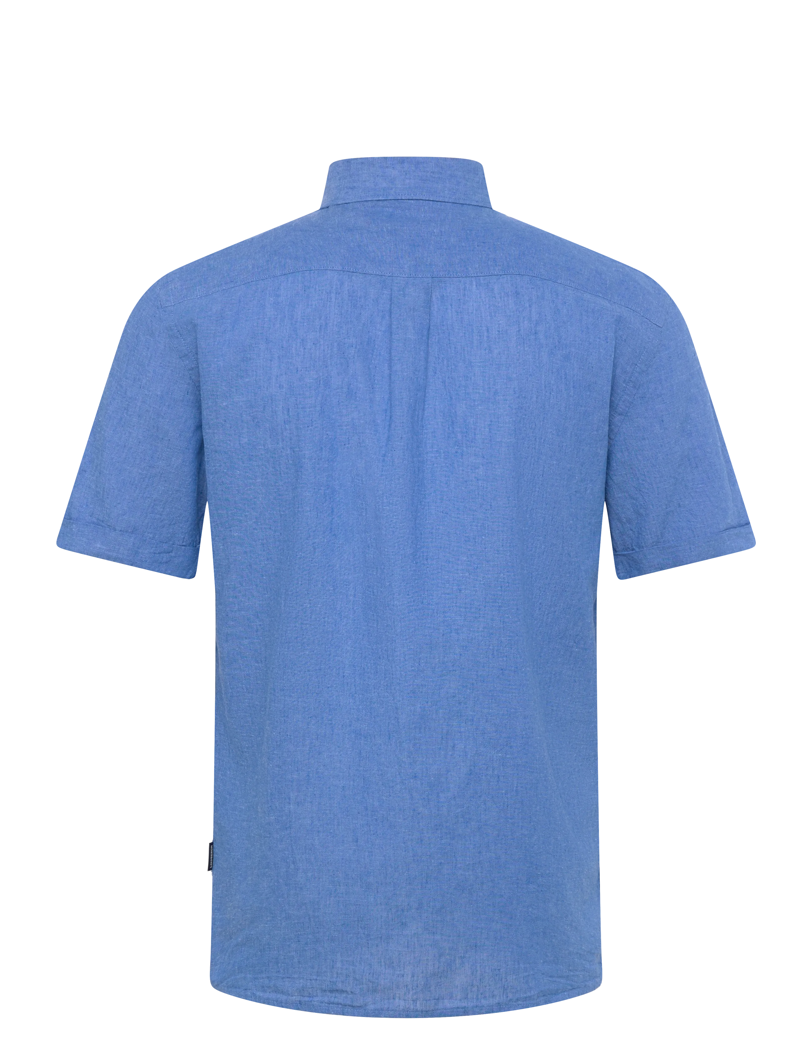 Lindbergh - Cotton/linen shirt S/S - leinenhemden - clear blue - 2