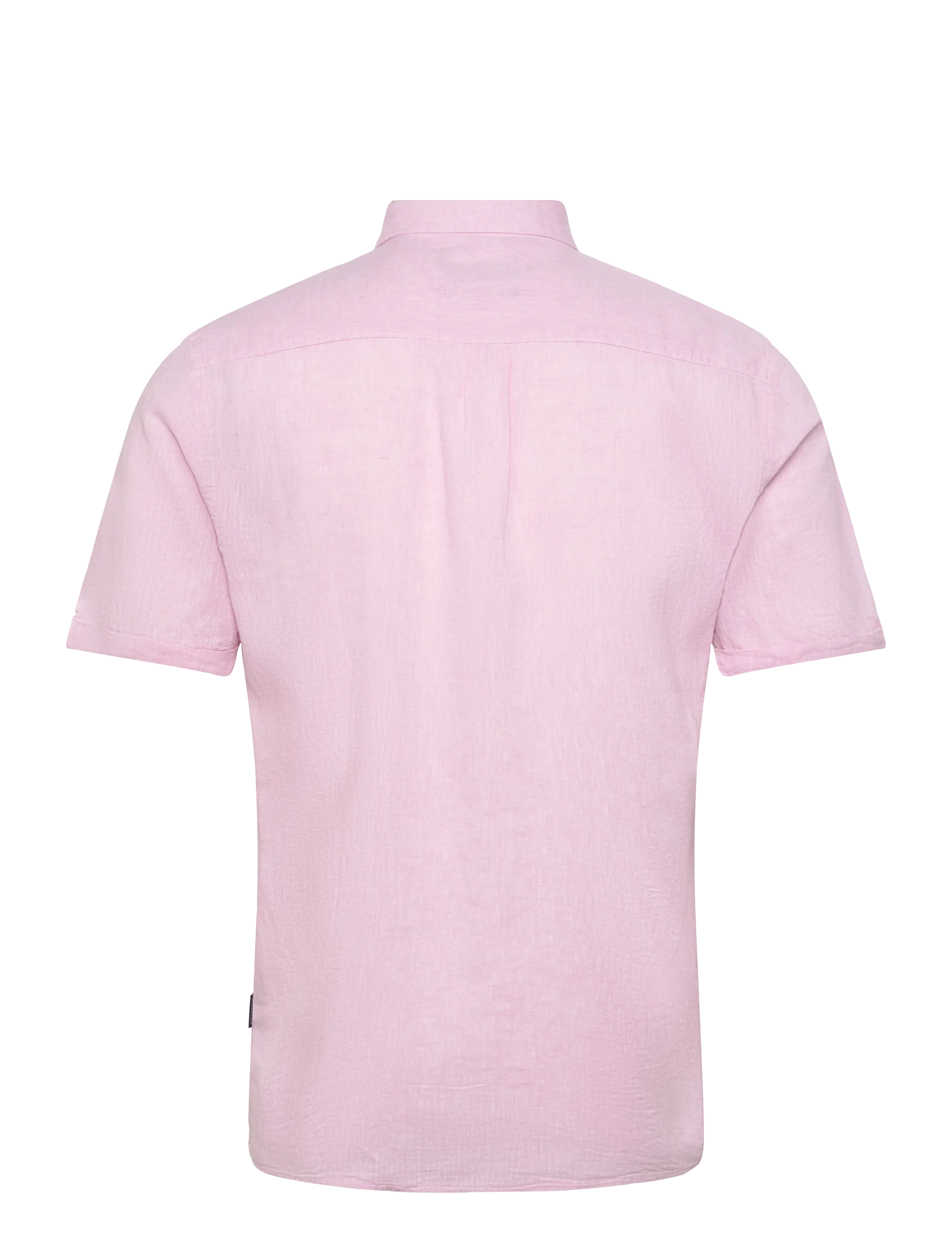 Lindbergh - Cotton/linen shirt S/S - chemises de lin - rose - 2