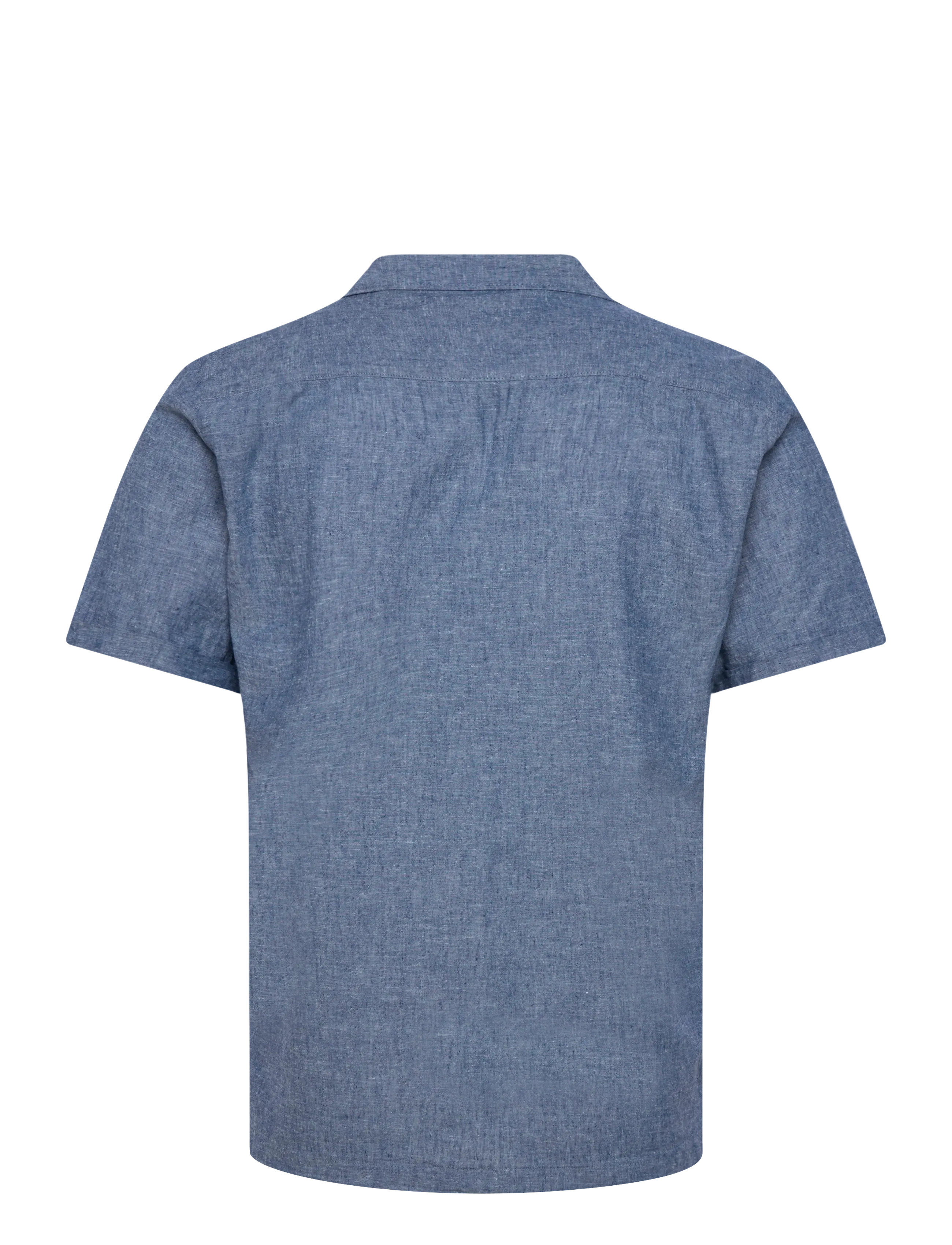 Lindbergh - Cotton/linen resort shirt S/S - hörskyrtur - navy - 2