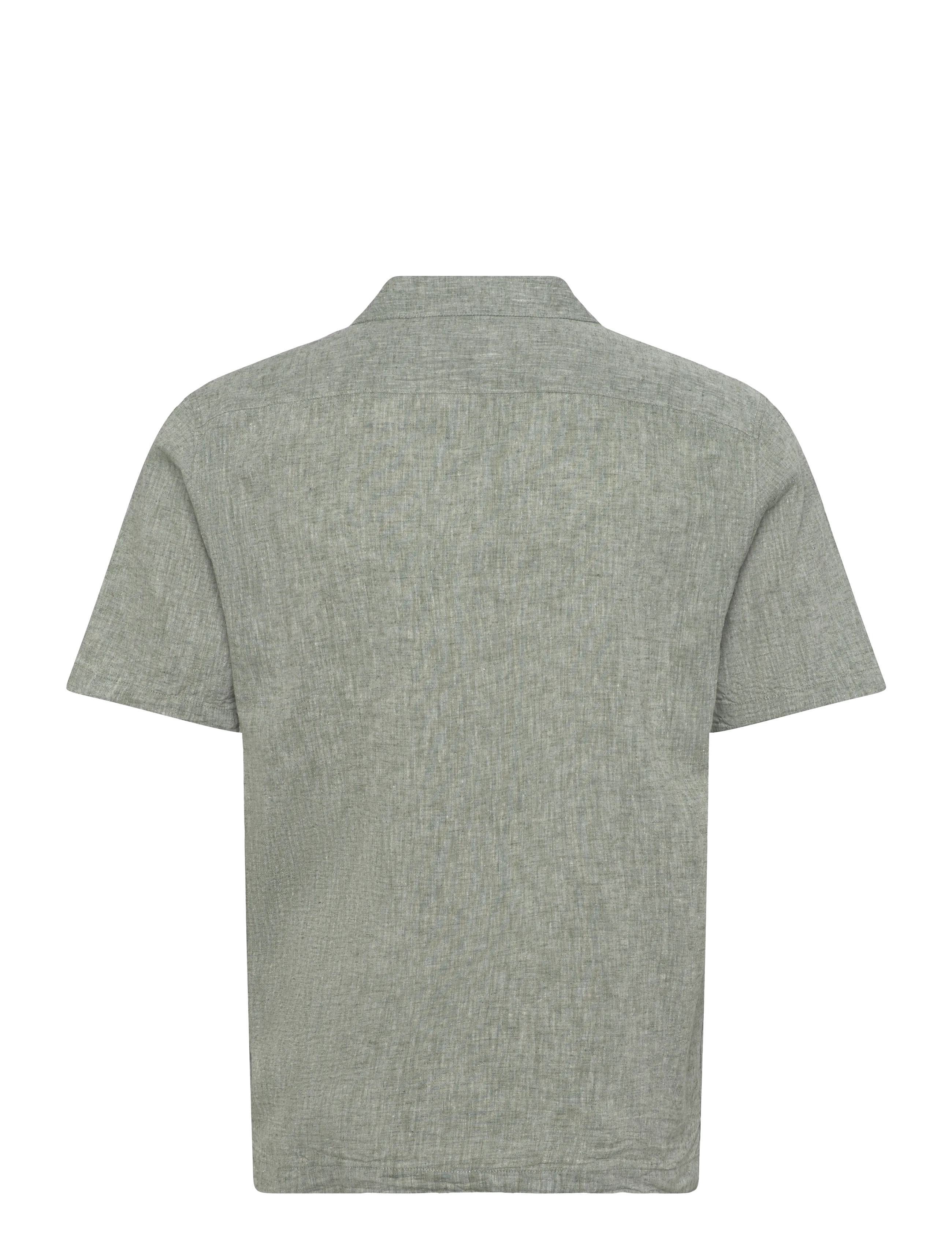 Lindbergh - Casual linen blend resort S/SCasual linen blend resort S/S - kurzarmhemden - army - 1