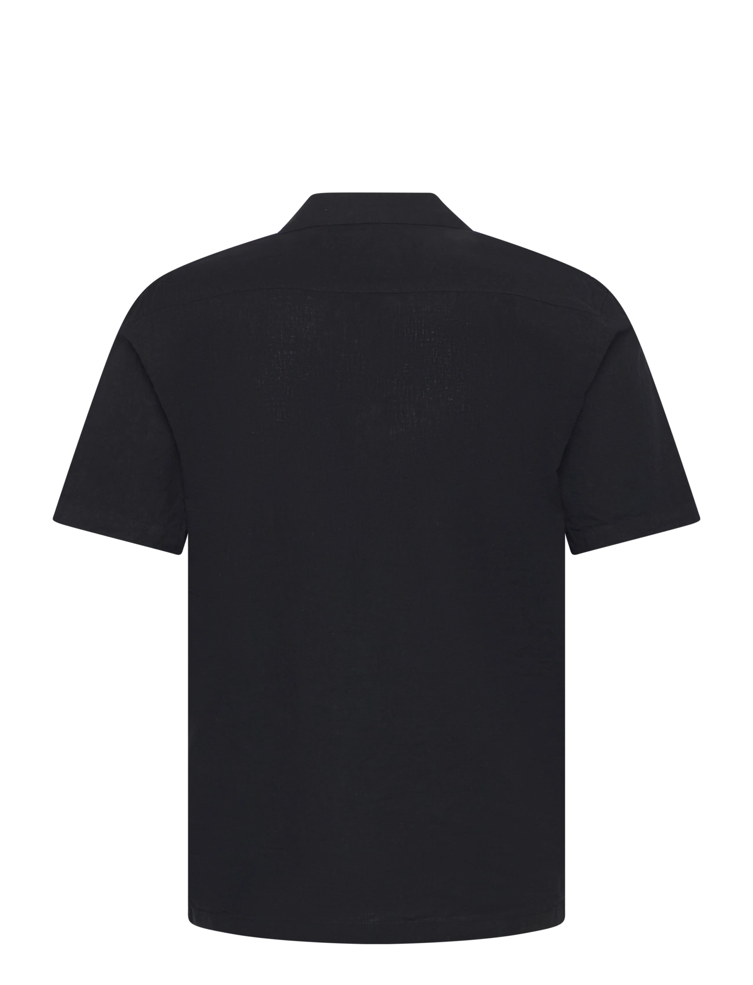 Lindbergh - Casual linen blend resort S/SCasual linen blend resort S/S - kortærmede skjorter - black - 1