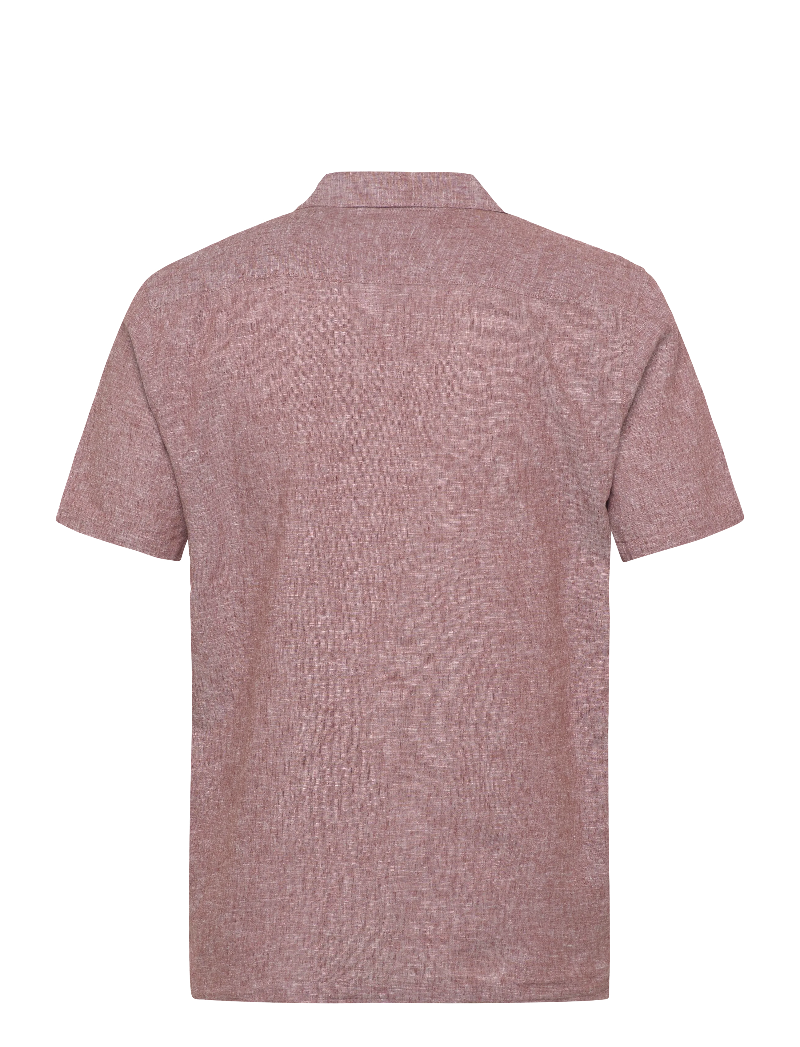 Lindbergh - Casual linen blend resort S/SCasual linen blend resort S/S - kortærmede skjorter - burnt clay - 1