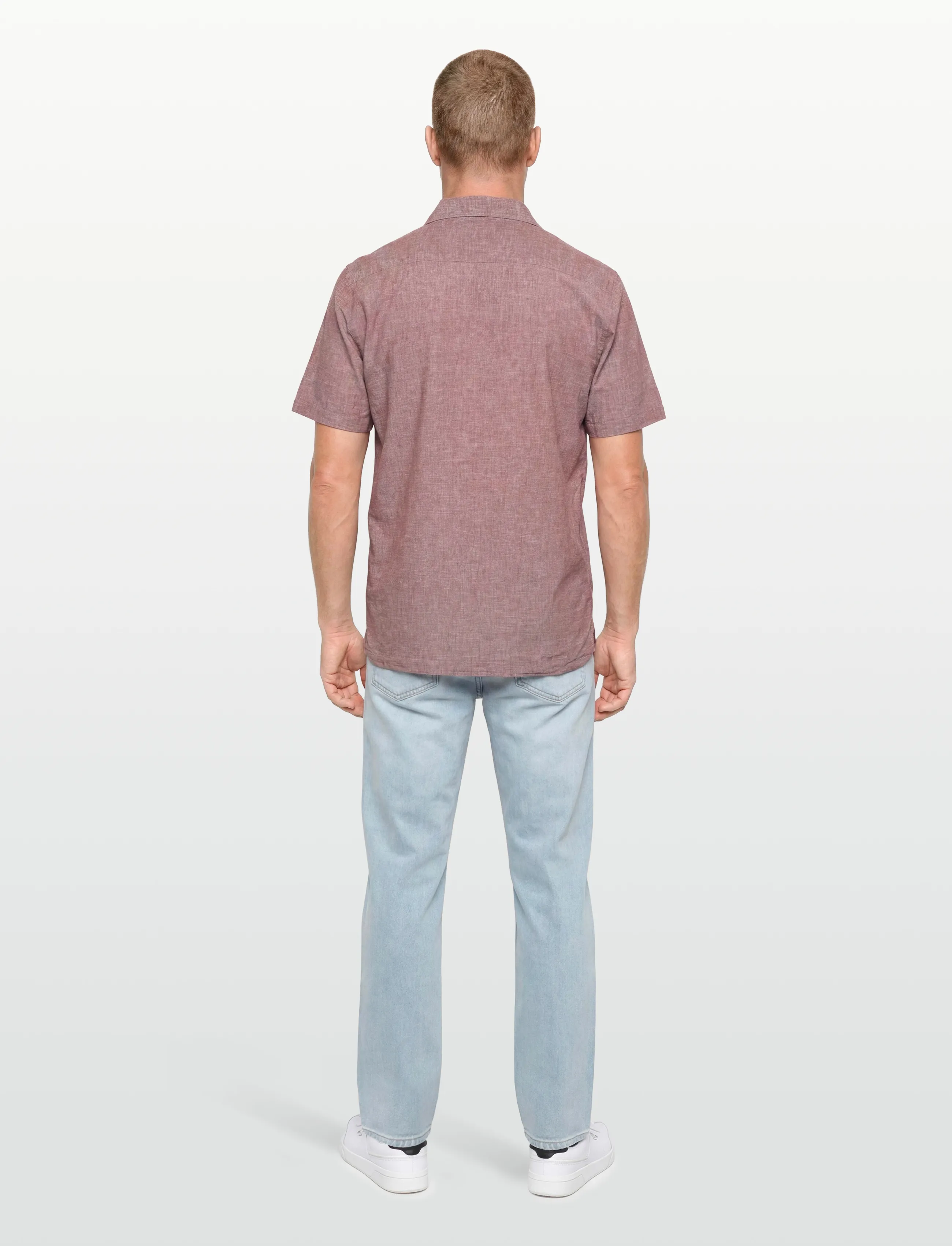 Lindbergh - Casual linen blend resort S/SCasual linen blend resort S/S - kurzarmhemden - burnt clay - 4