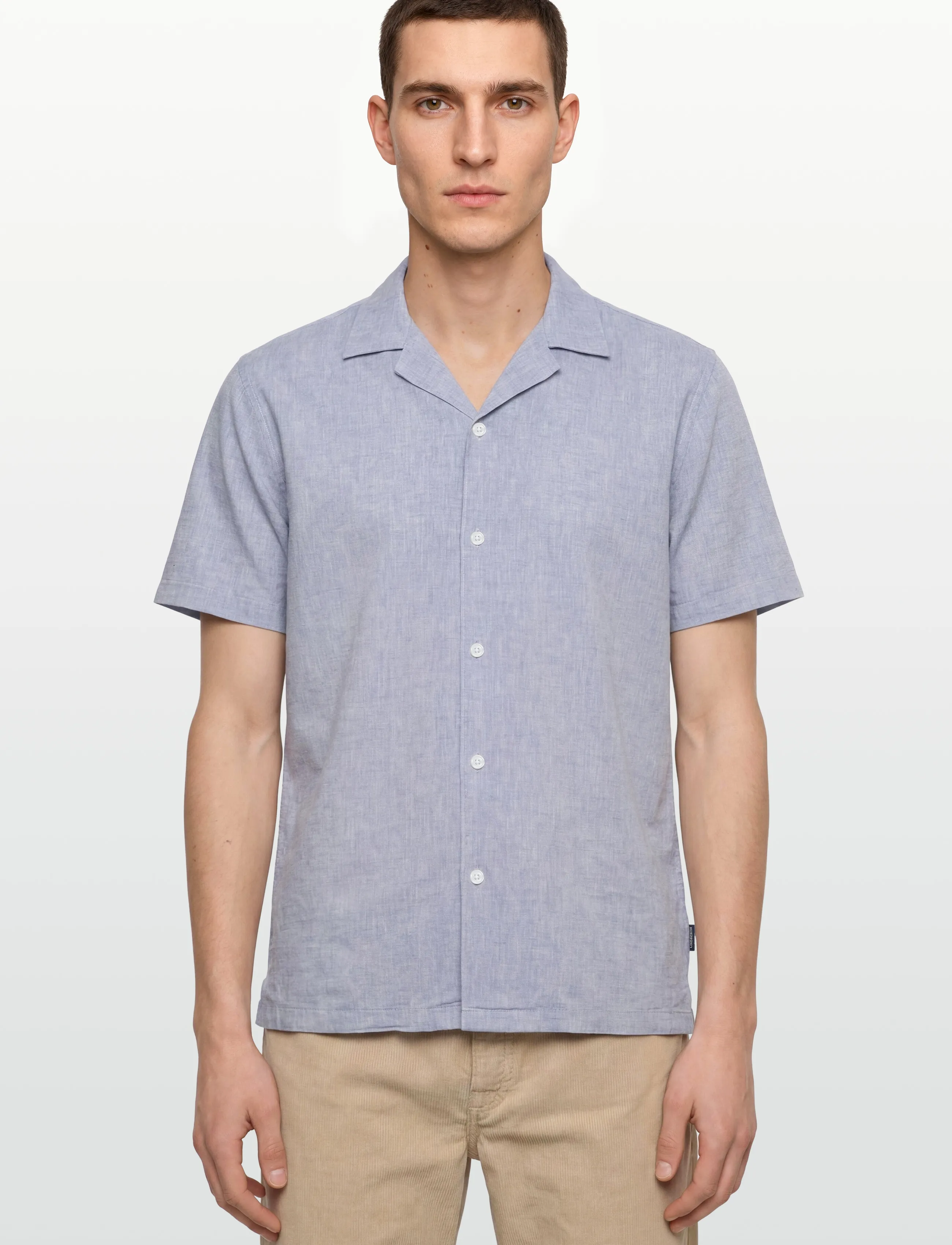 Lindbergh - Casual linen blend resort S/SCasual linen blend resort S/S - kortærmede skjorter - lt blue - 3