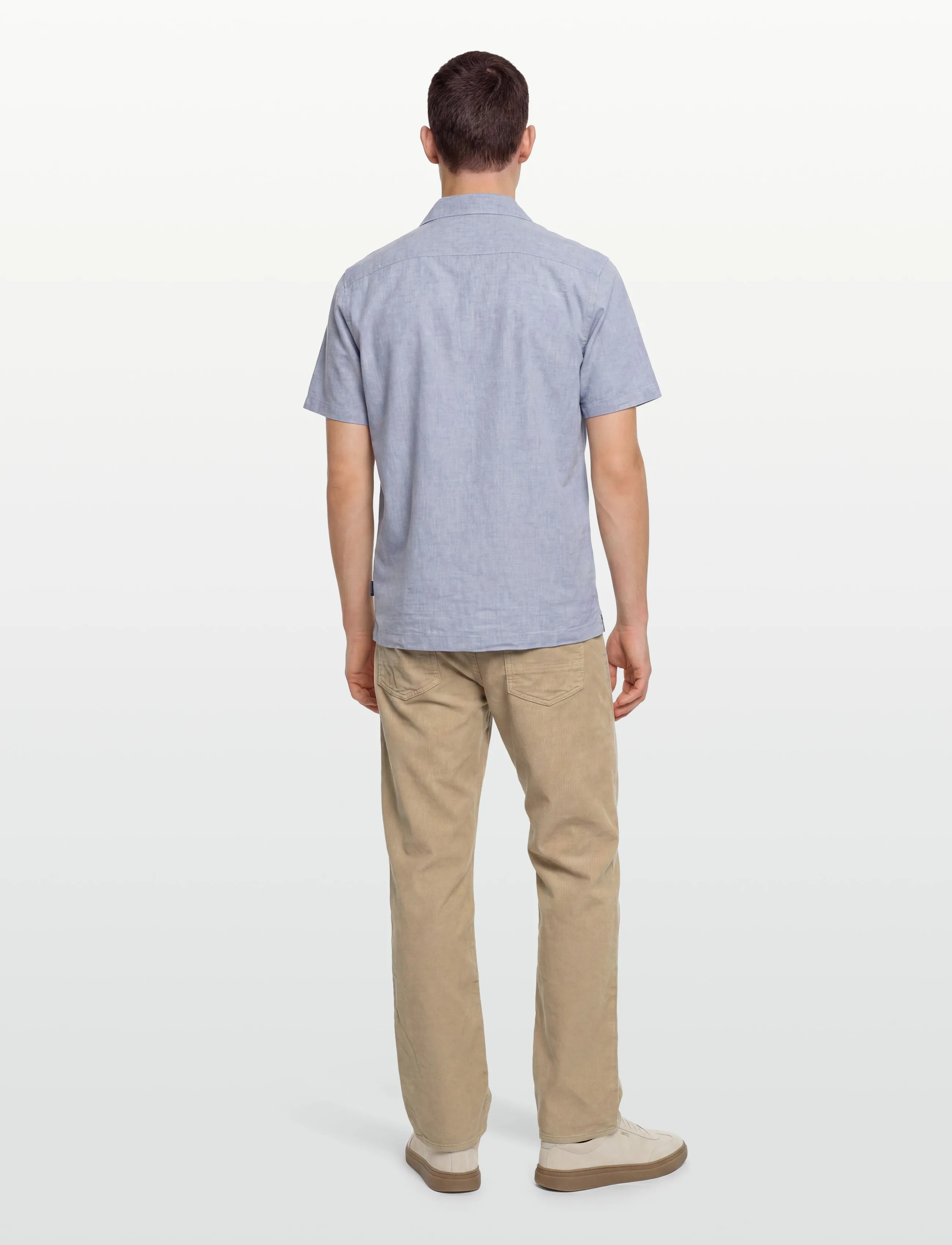 Lindbergh - Casual linen blend resort S/SCasual linen blend resort S/S - kortærmede skjorter - lt blue - 4