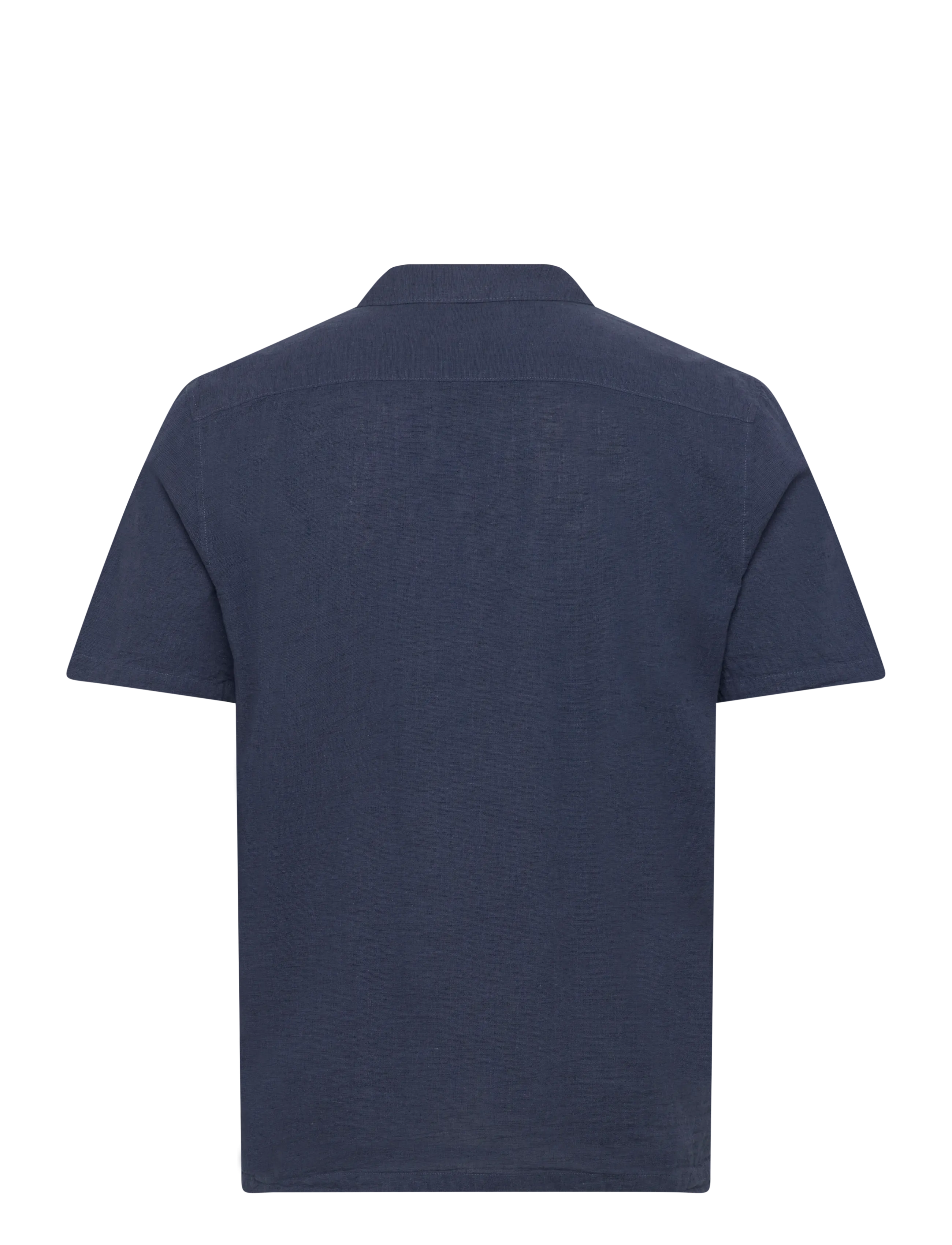Lindbergh - Casual linen blend resort S/SCasual linen blend resort S/S - kurzarmhemden - navy - 1