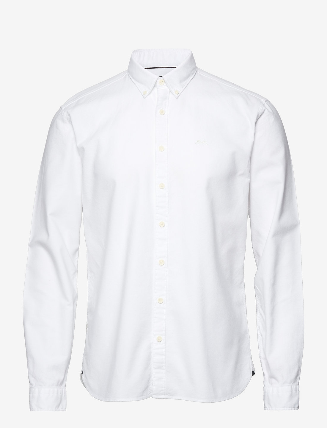 Lindbergh - Solid oxford shirt L/S - chemises oxford - white - 1