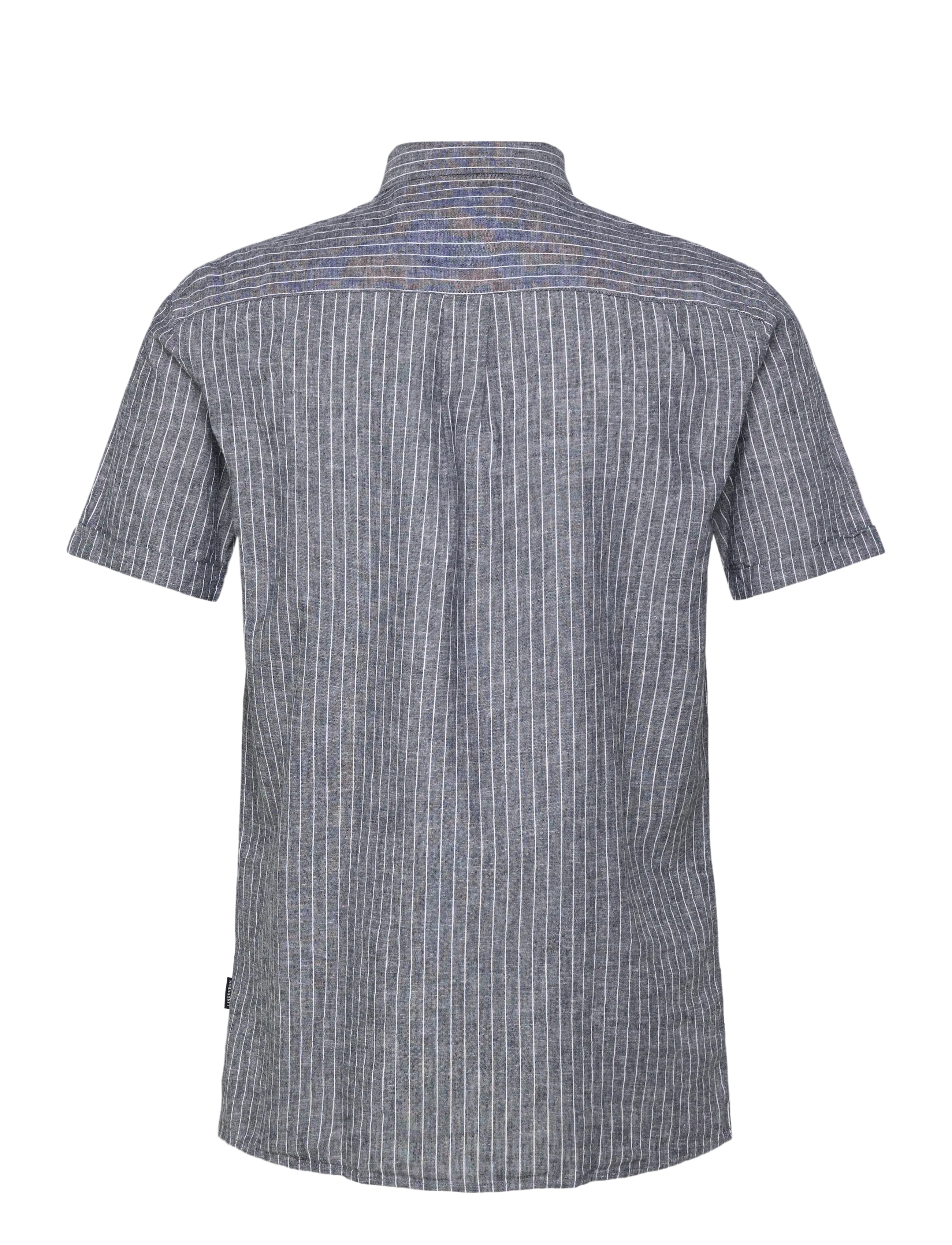 Lindbergh - Cotton/linen shirt S/SCotton/linen shirt S/S - chemises à rayures - navy - 1