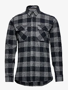 Flannel checked shirt L/S, Lindbergh