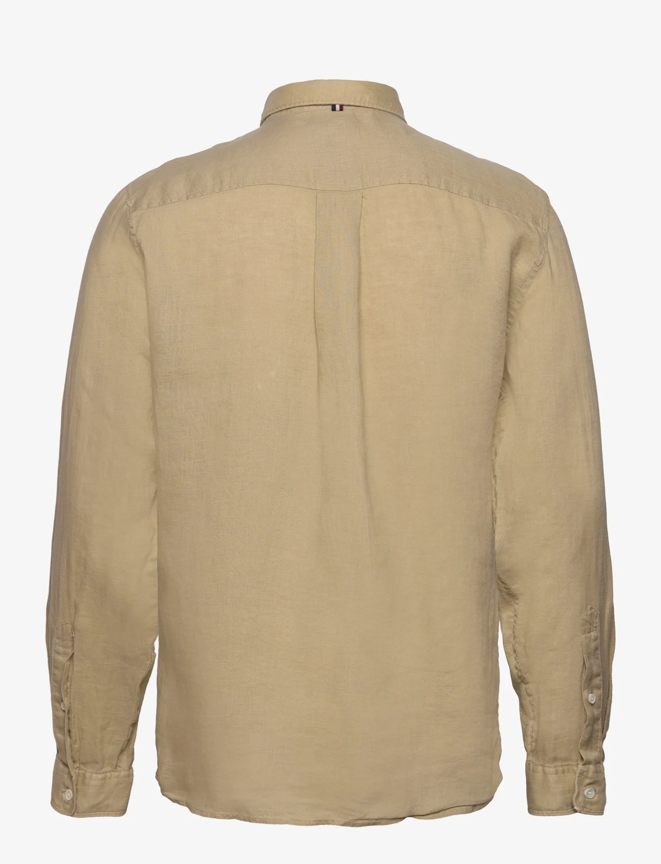 Lindbergh - Pure linen L/S shirt - linneskjortor - dk sand - 1