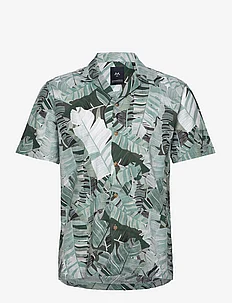 Pure linen resort S/S shirt, Lindbergh