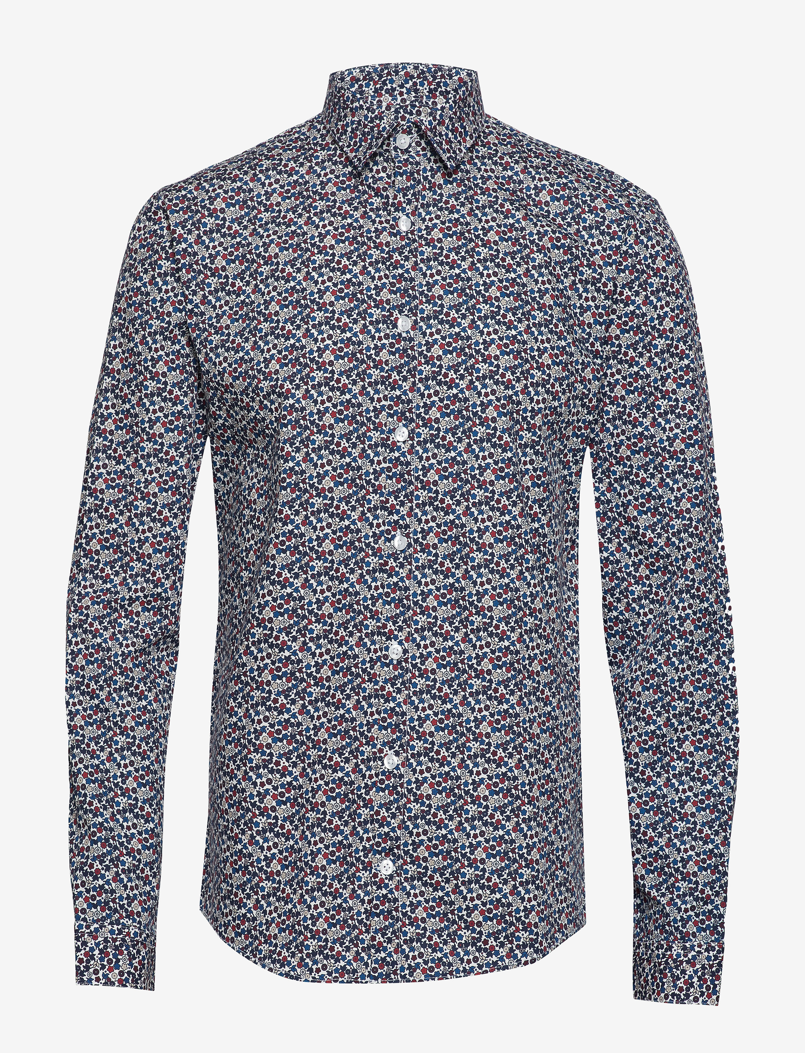 Lindbergh - Flower print shirt L/S - white - 1