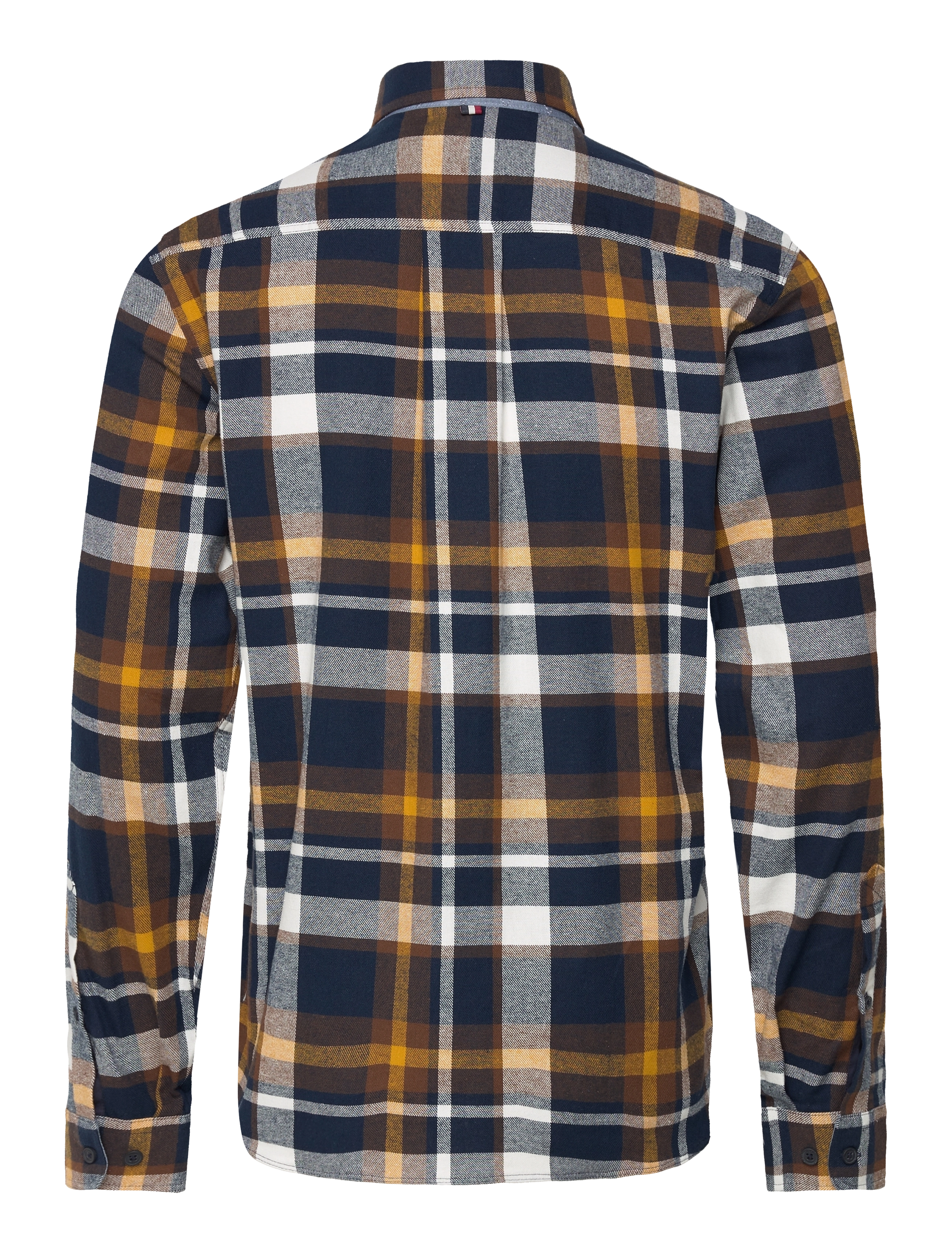 Lindbergh - Checked twill shirt L/S - brown - 3
