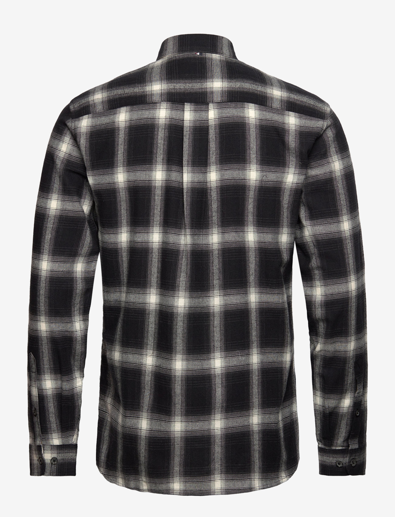 Lindbergh - Brushed checked shirt L/S - black - 1