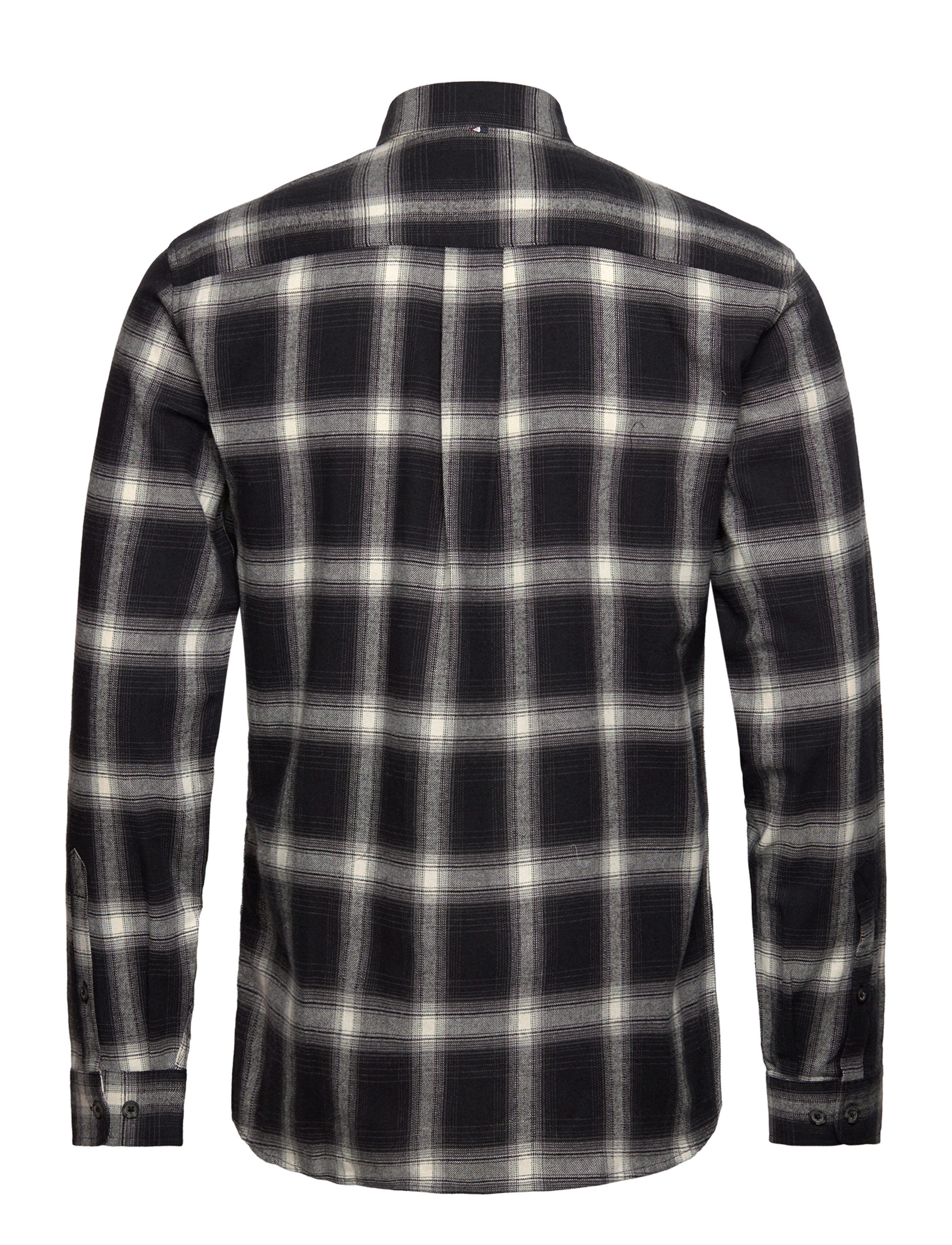 Lindbergh - Brushed checked shirt L/S - black - 1