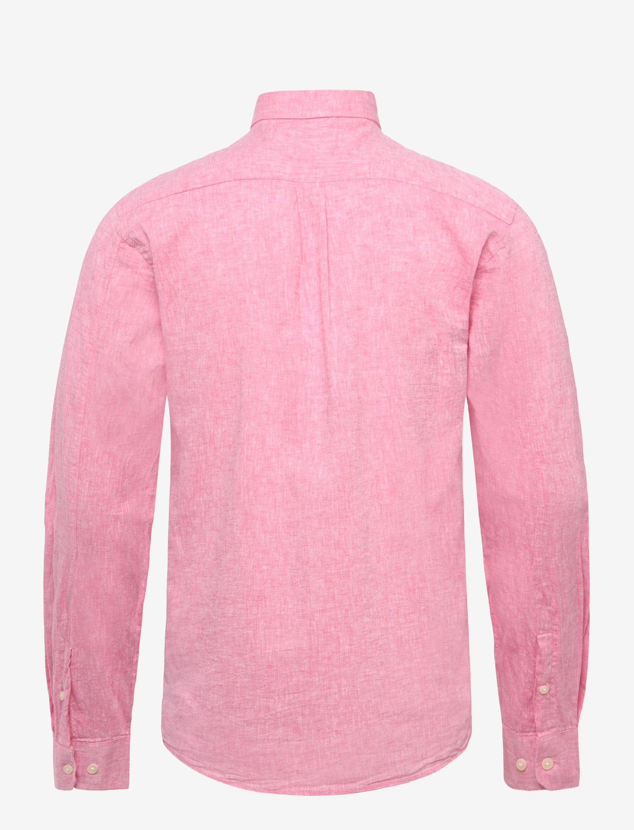 Lindbergh - Cotton/linen shirt L/S - leinenhemden - pink - 1
