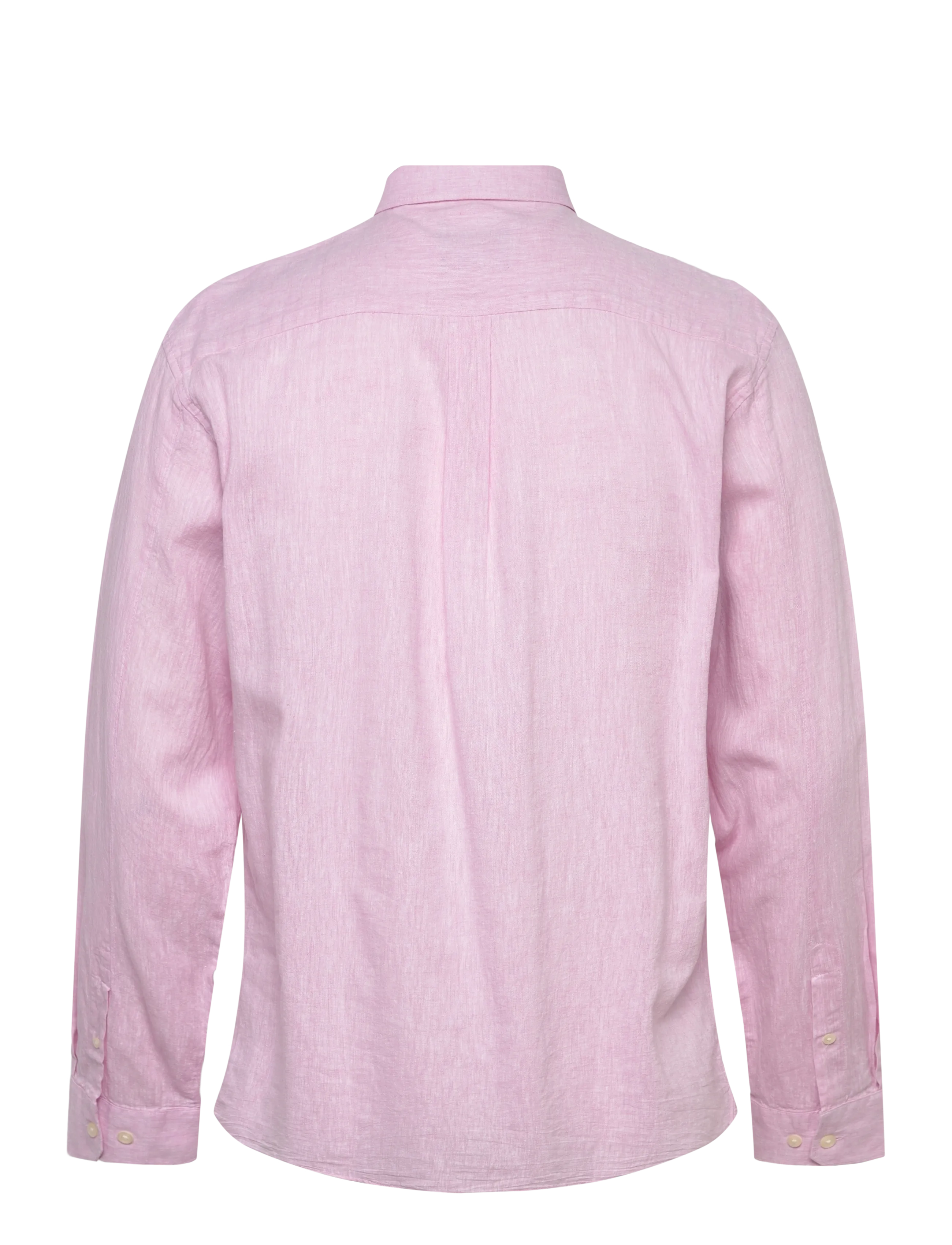 Lindbergh - Cotton/linen shirt L/S - hørskjorter - rose - 2
