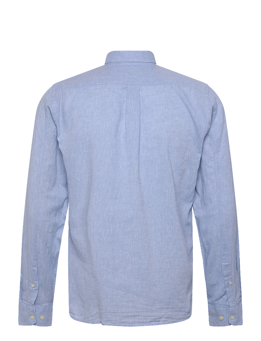 Lindbergh - Cotton/linen shirt L/S - chemises de lin - sky blue - 2
