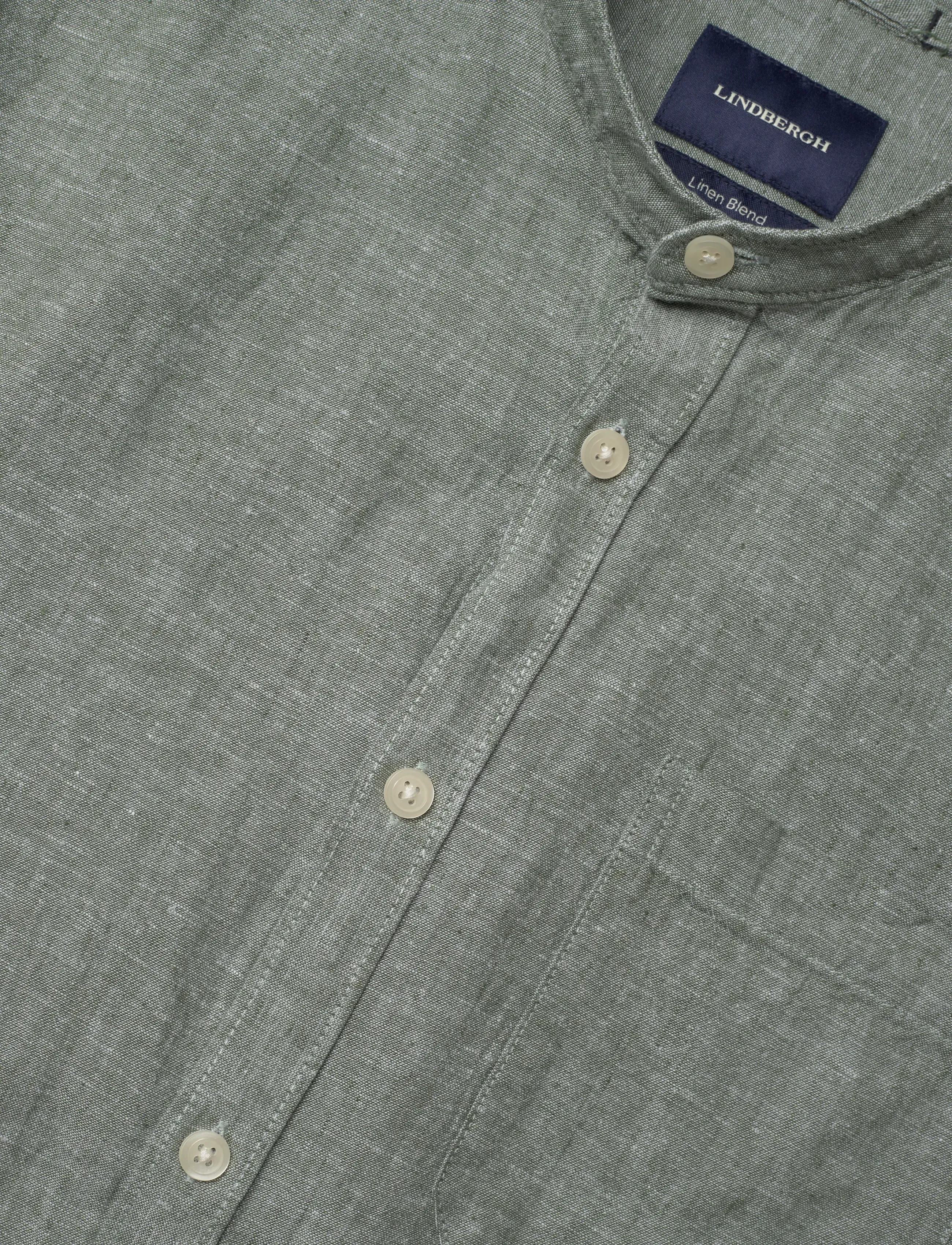 Lindbergh Cotton/linen Shirt L/s (LIN30-220276A) - Linen shirts
