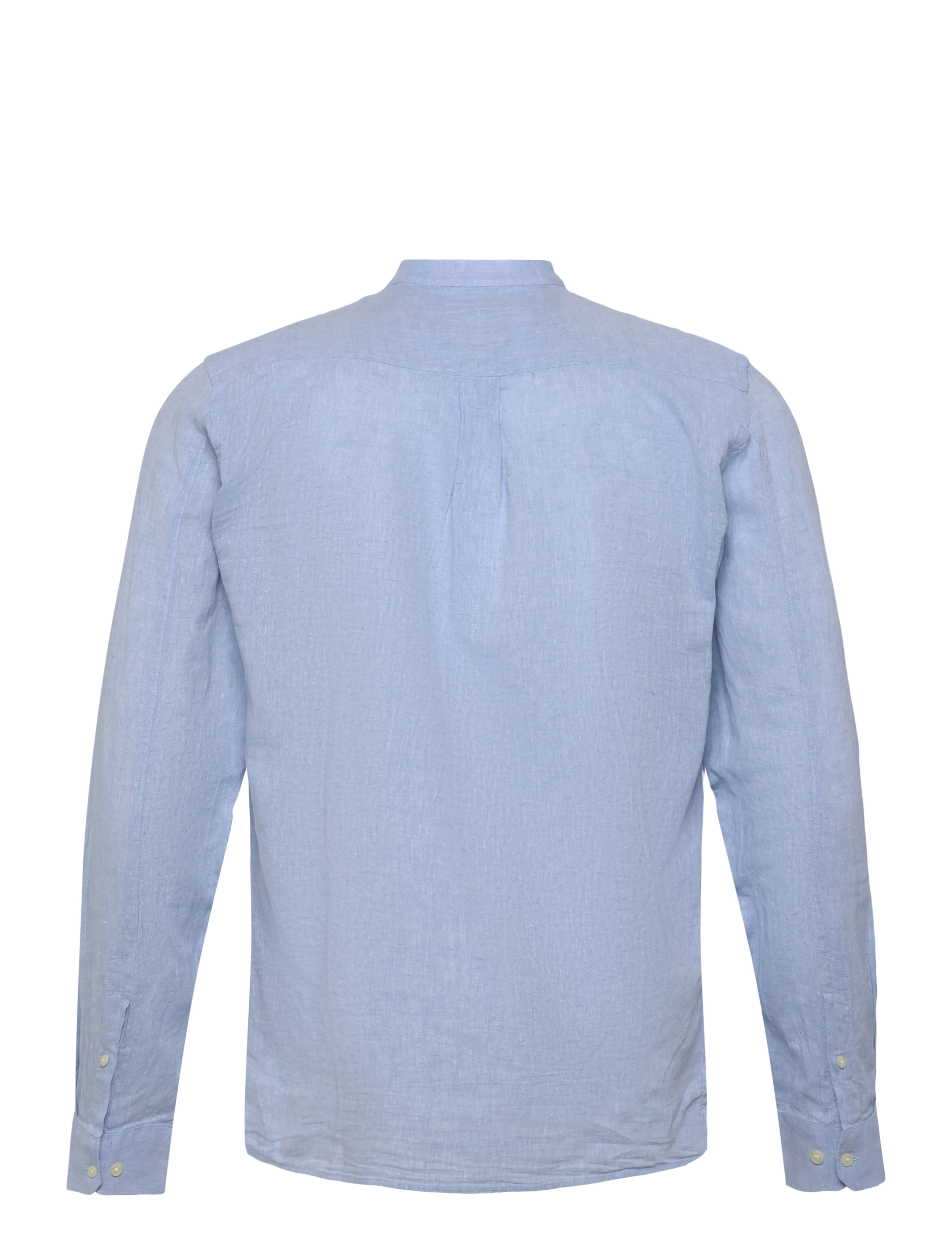 Lindbergh - Cotton/linen shirt L/S - leinenhemden - sky blue - 2
