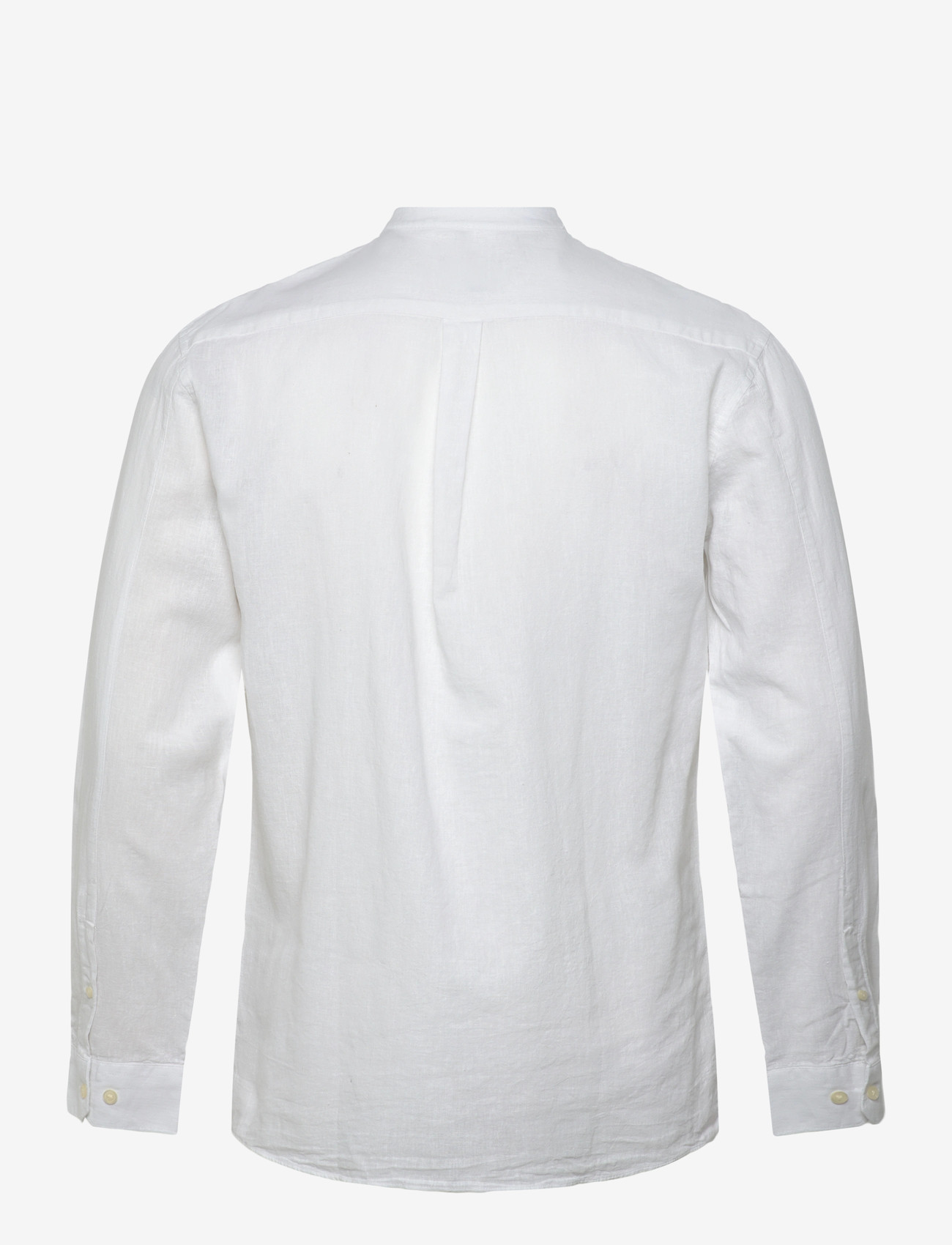Lindbergh - Cotton/linen shirt L/S - leinenhemden - white - 1