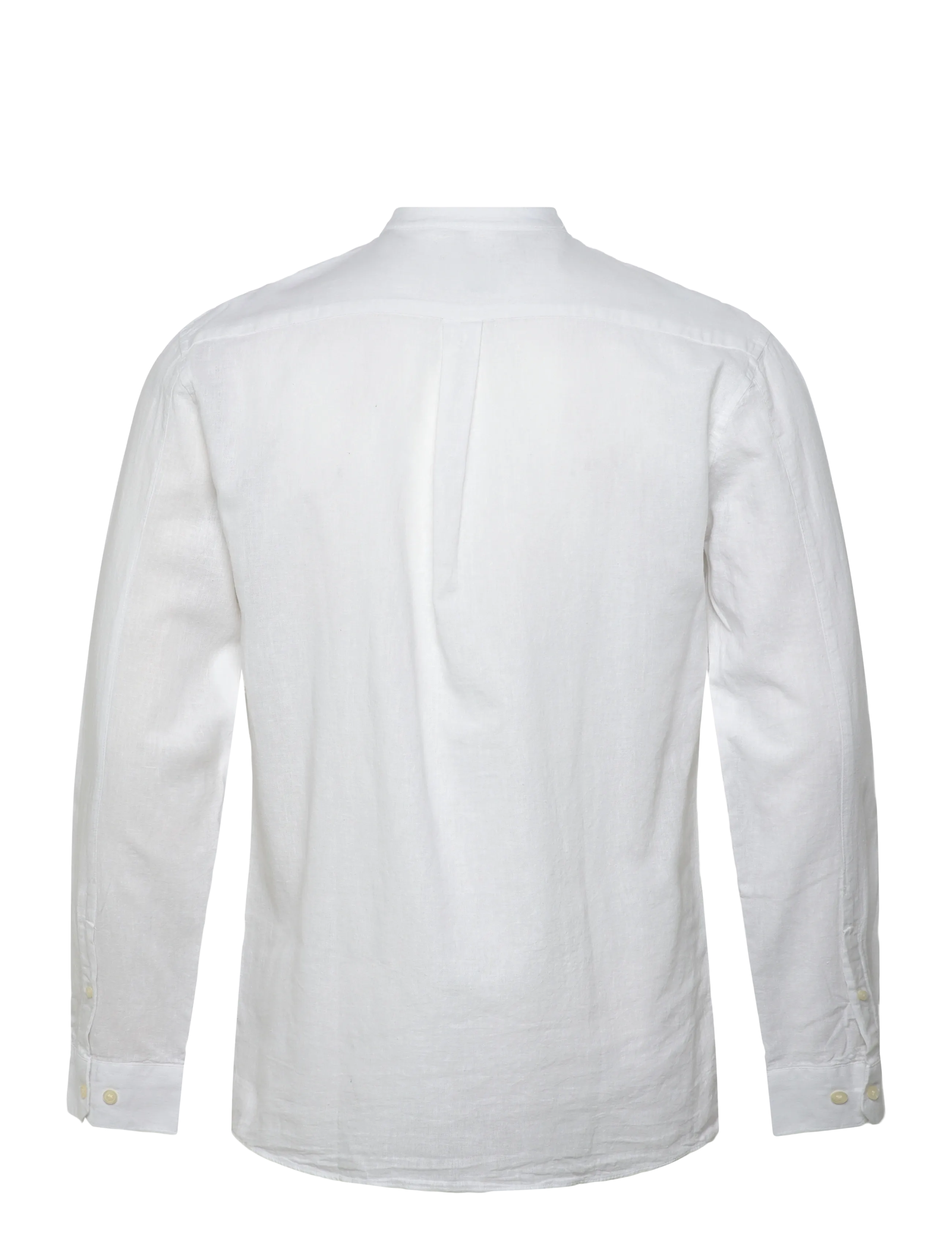 Lindbergh - Cotton/linen shirt L/S - hørskjorter - white - 2