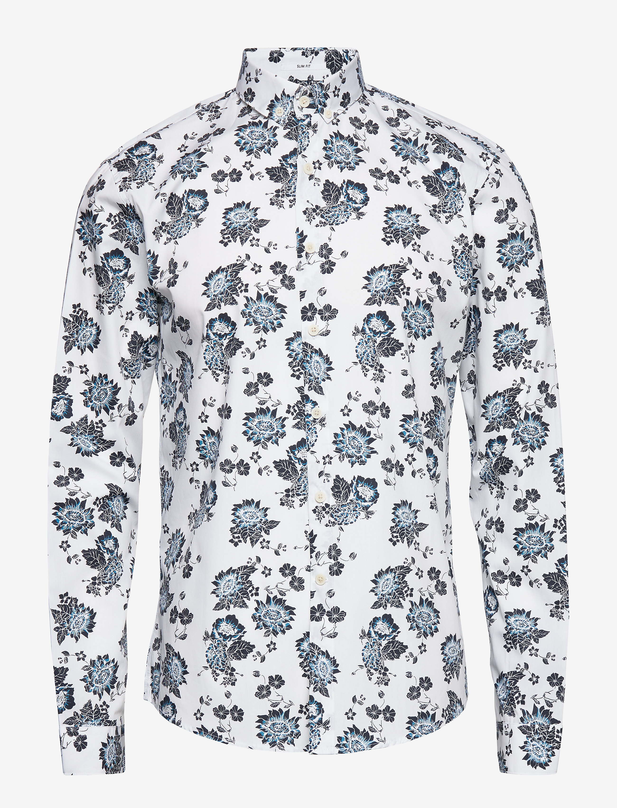Lindbergh - Floral print shirt L/S - white - 1
