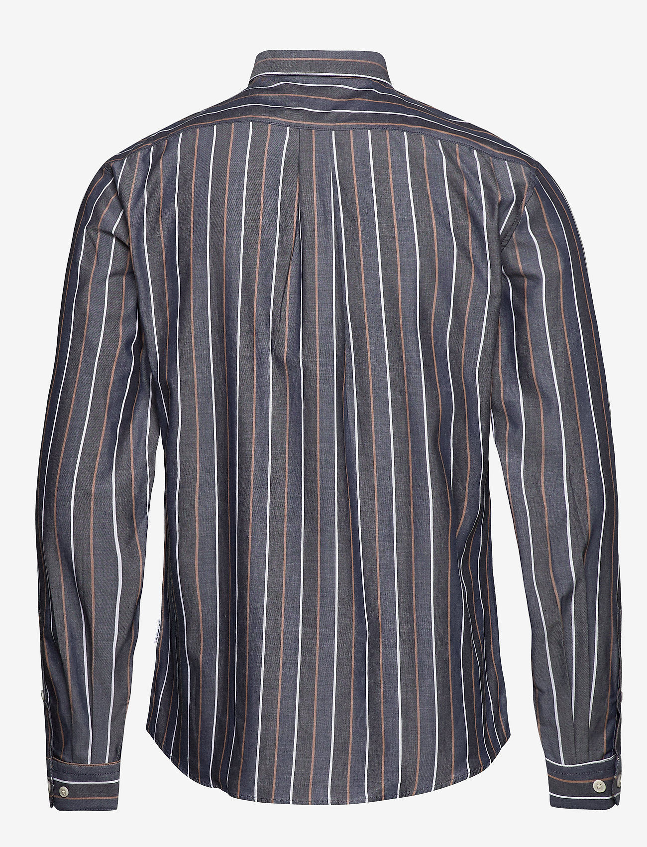 Lindbergh - Striped shirt L/S - dk blue - 1