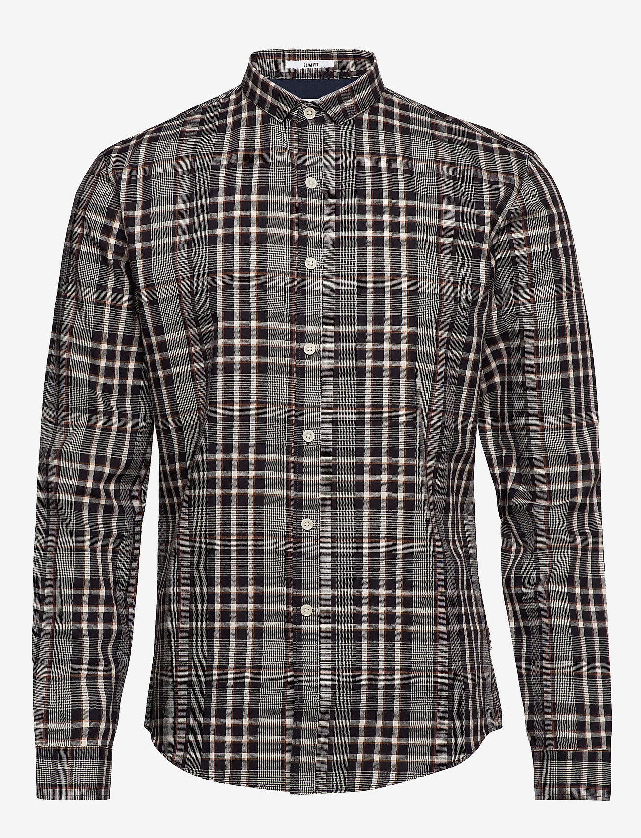 Lindbergh - Checked shirt L/S - brown - 0