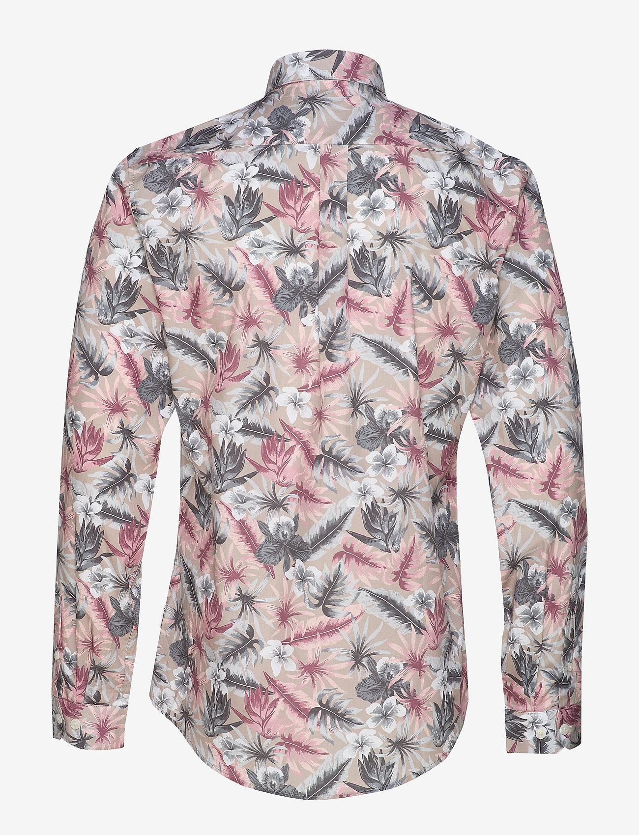 Lindbergh - Floral AOP shirt L/S - beige - 1