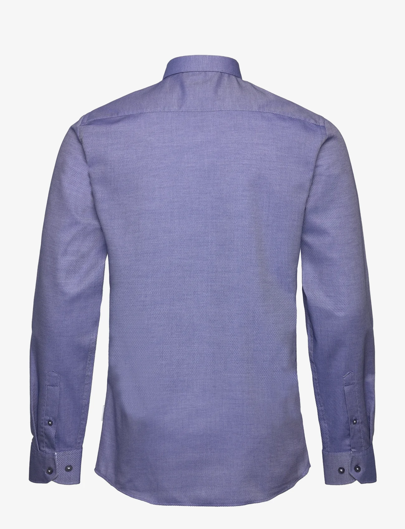 Lindbergh - Dobby shirt L/S - business-hemden - blue - 1