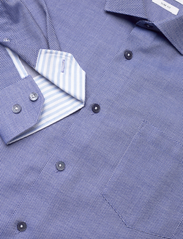 Lindbergh - Dobby shirt L/S - business skjortor - blue - 3