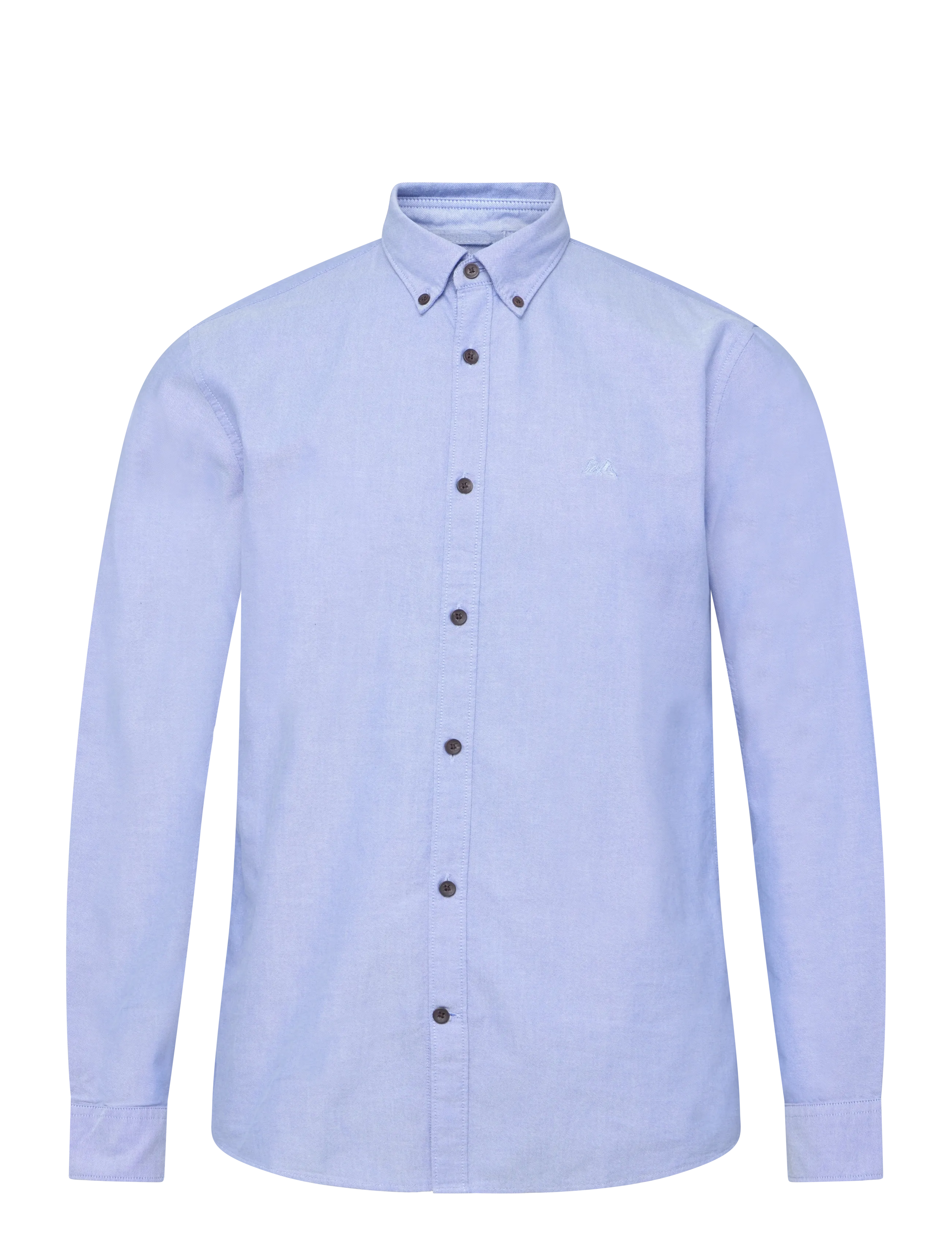 LINDBERGH Yarn Dyed Oxford Superflex Shirt L/S Blau - M - Herren